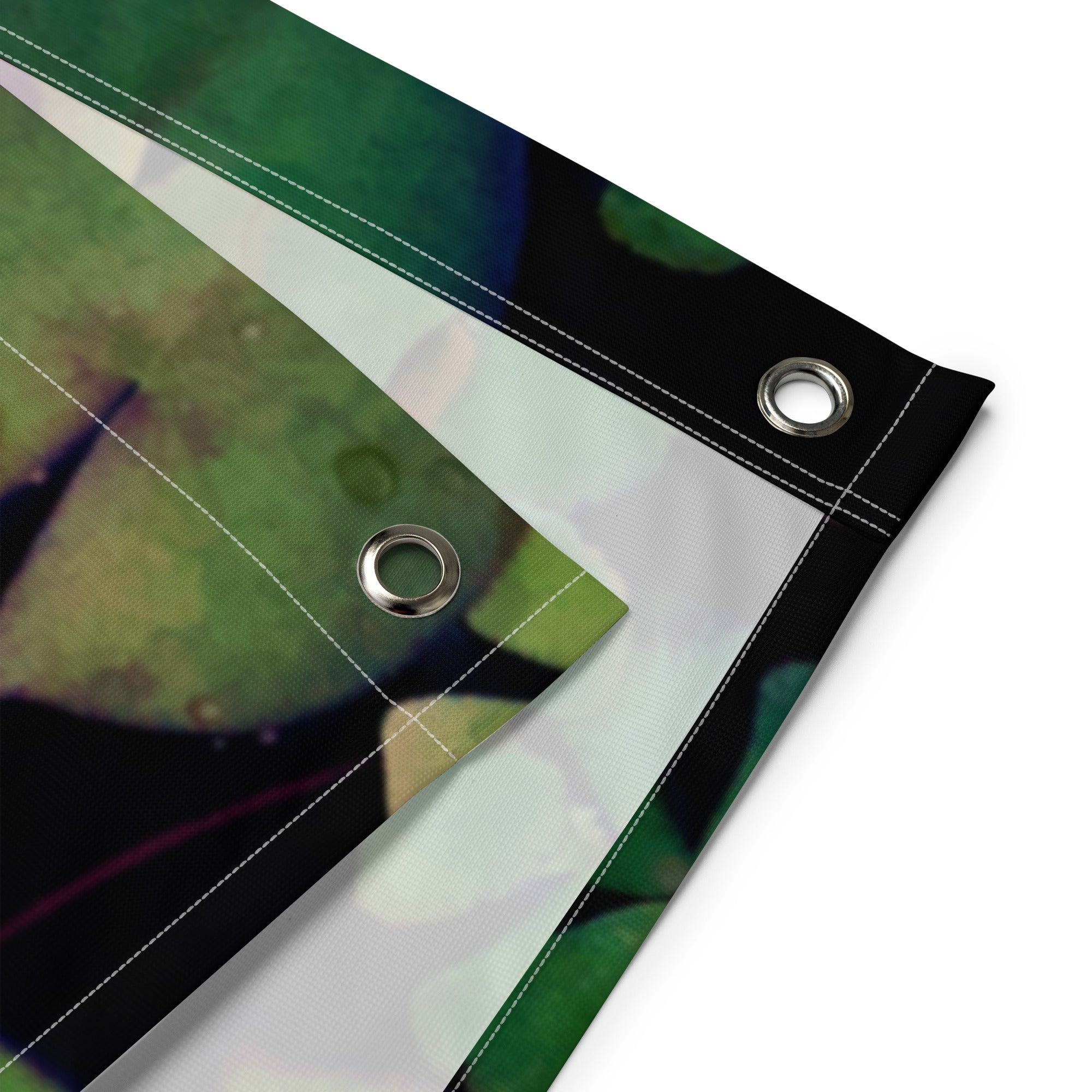 Lily Flower Boat Art Painting Flag Tapestry-2