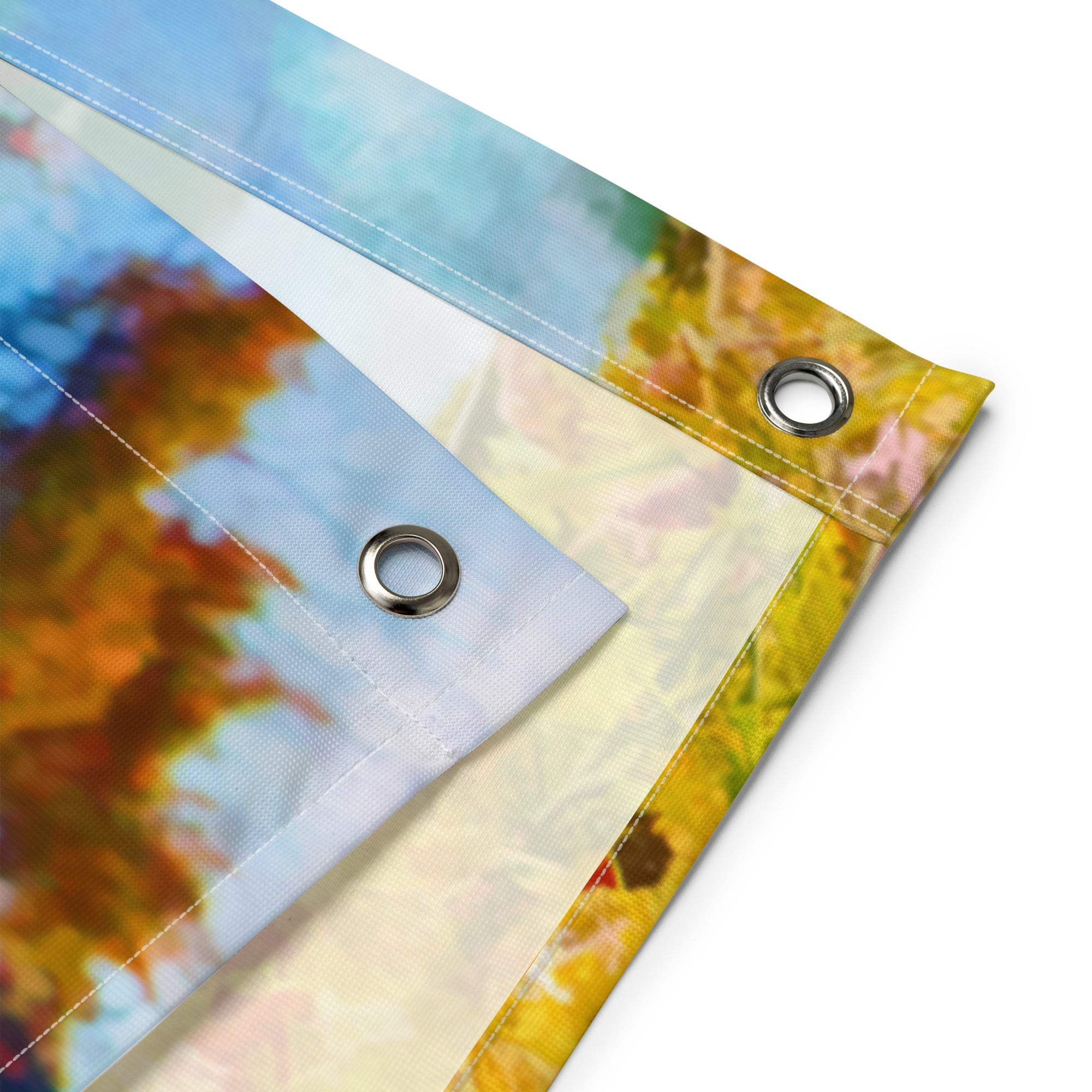 Fine Art Lake Painting Flag Tapestry-2