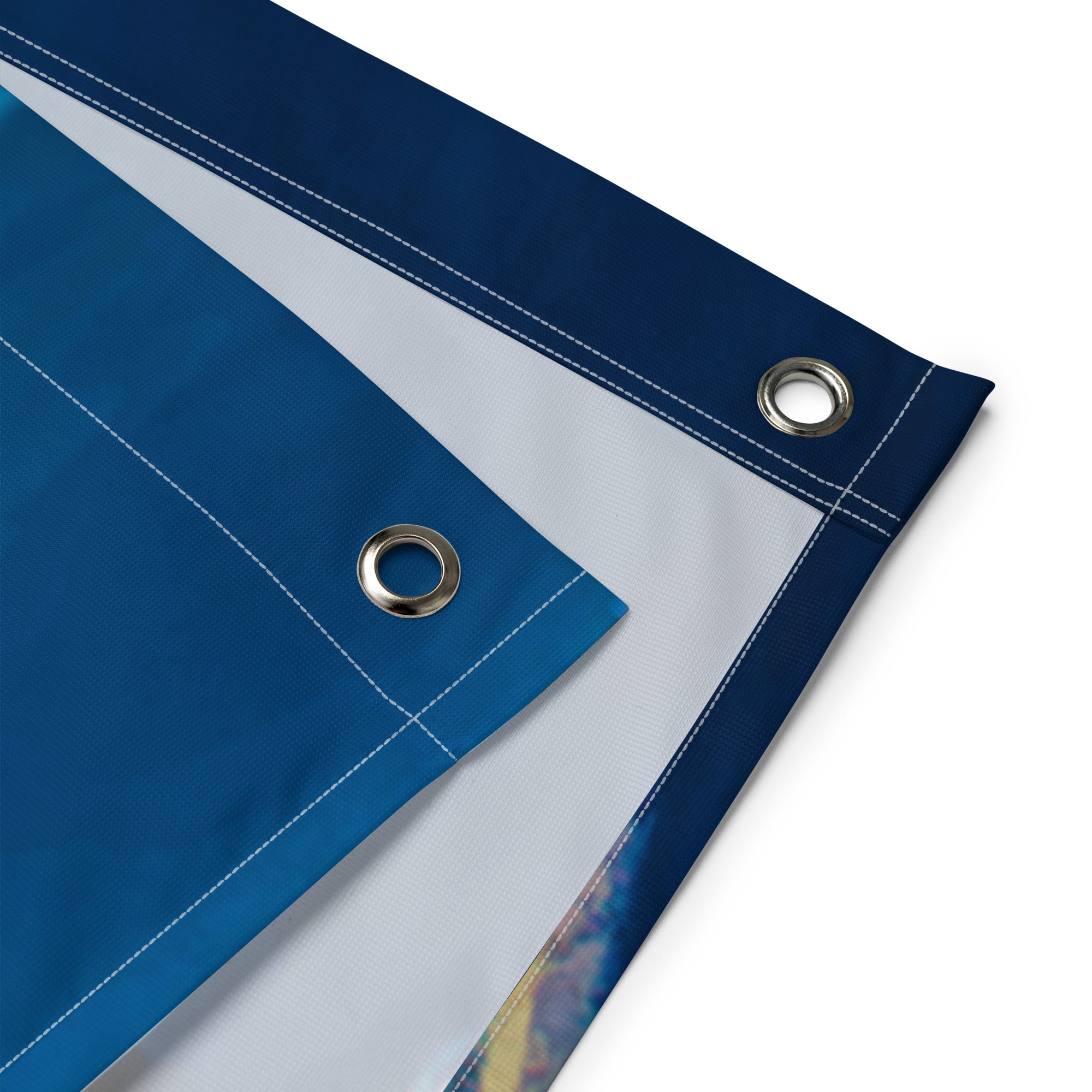 Pathway to Lighthouse Painting Flag Tapestry-2