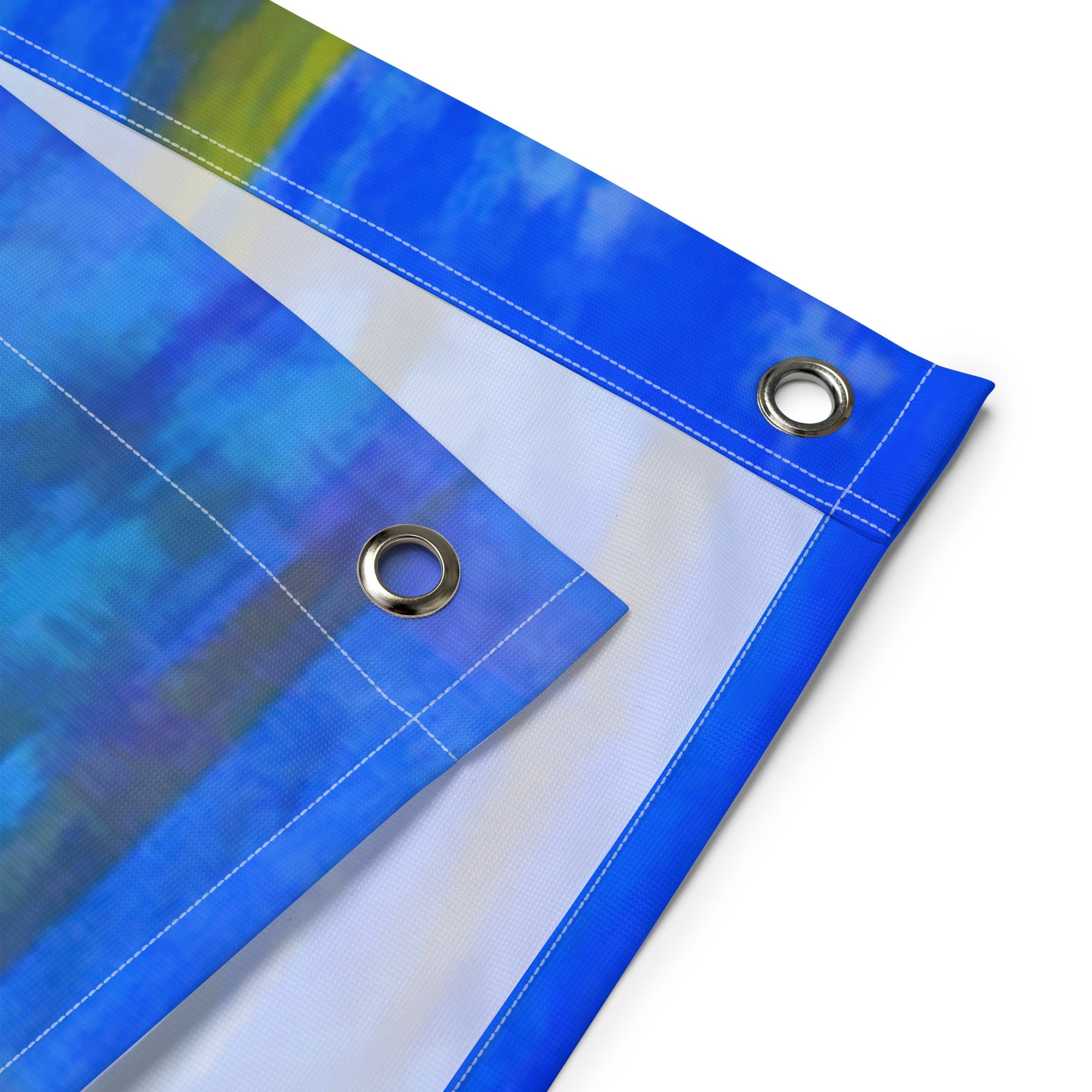 Ganesha Pink Painting Flag Tapestry-2