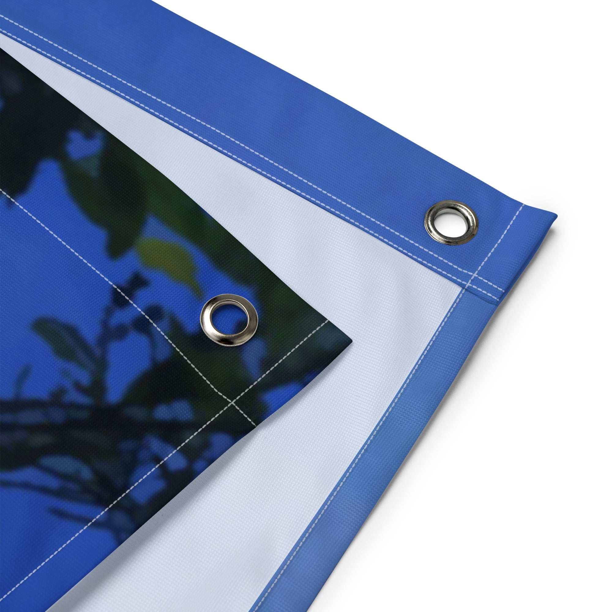 Riverside Walk Painting Flag Tapestry-2