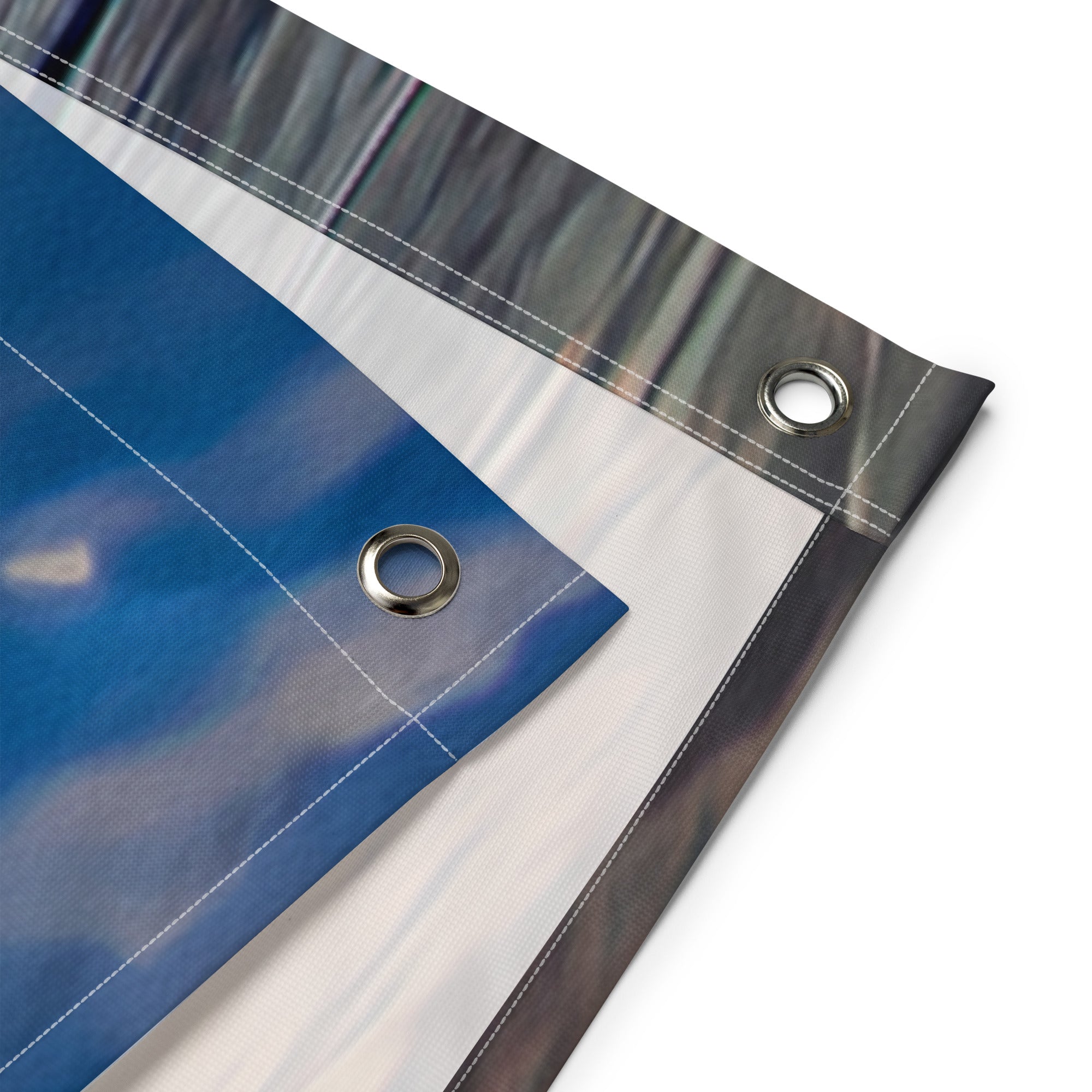 Beach Painting Flag Tapestry-2