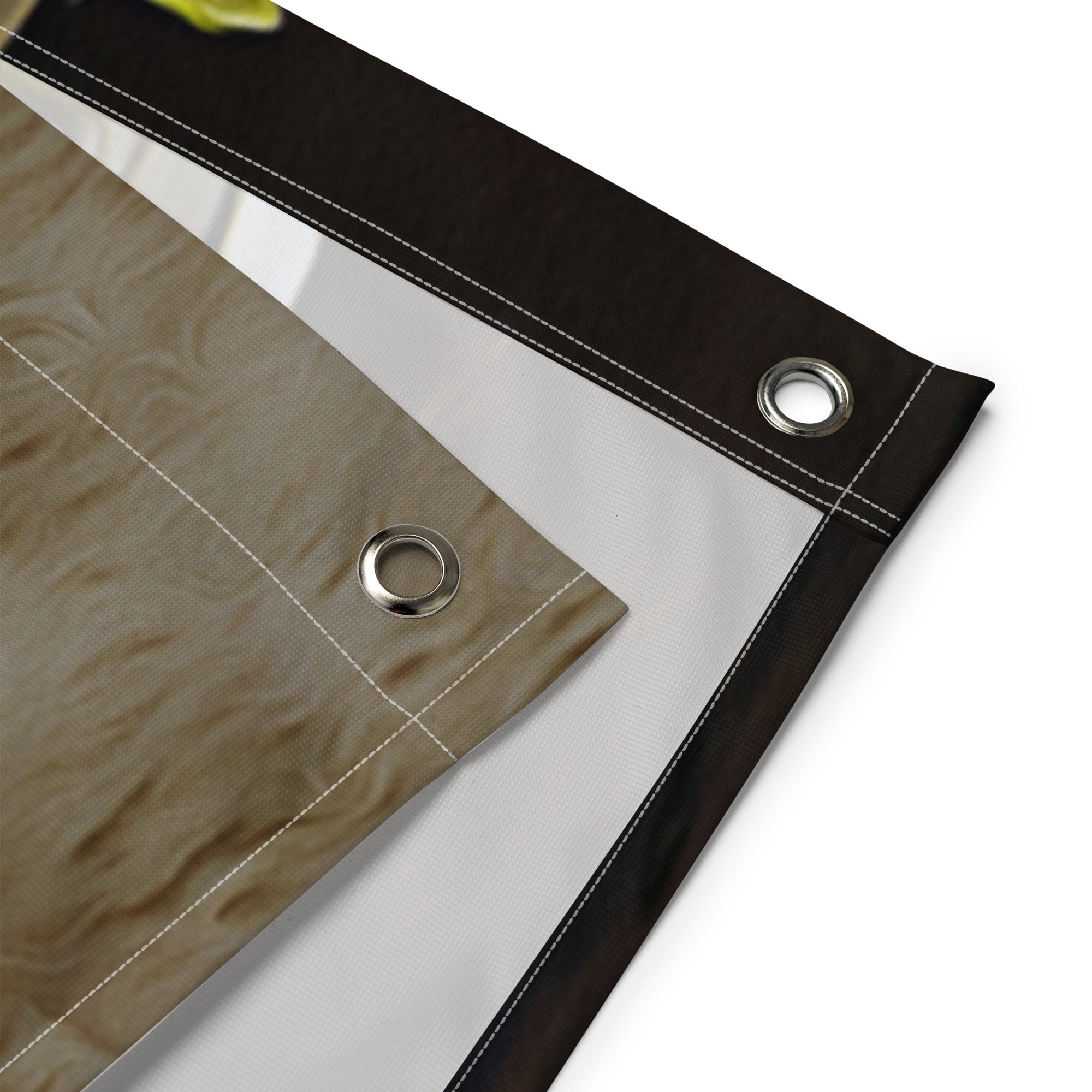 Fruit Bowl Still Life Painting Flag Tapestry-2