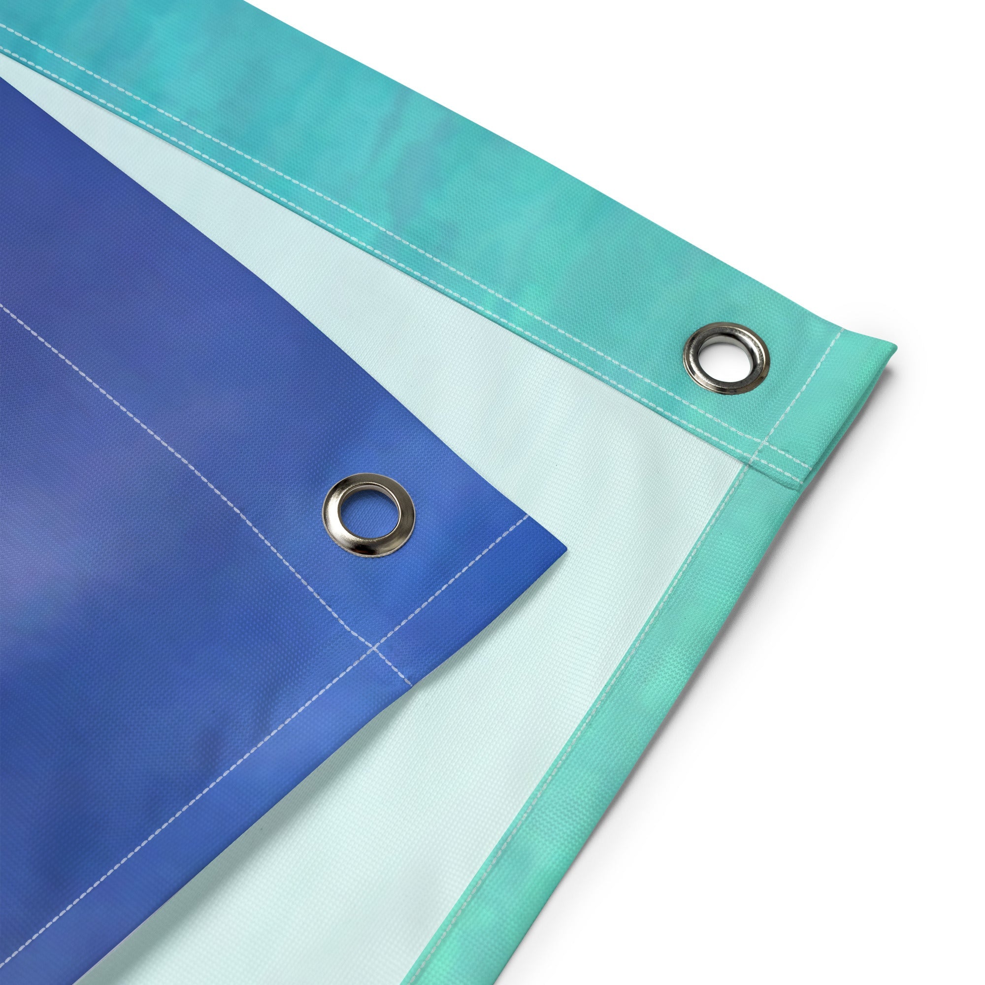 Sunset Boat Ocean Painting Flag Tapestry-2