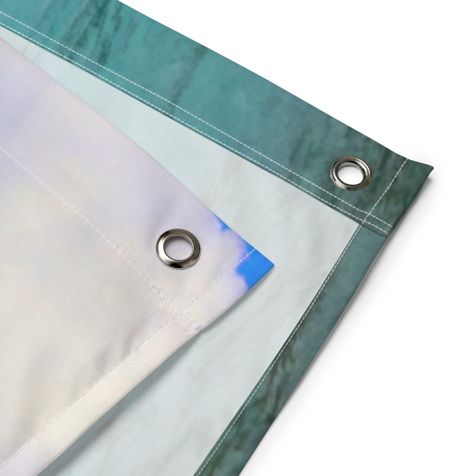 Brisbane Riverside Painting Flag Tapestry-2