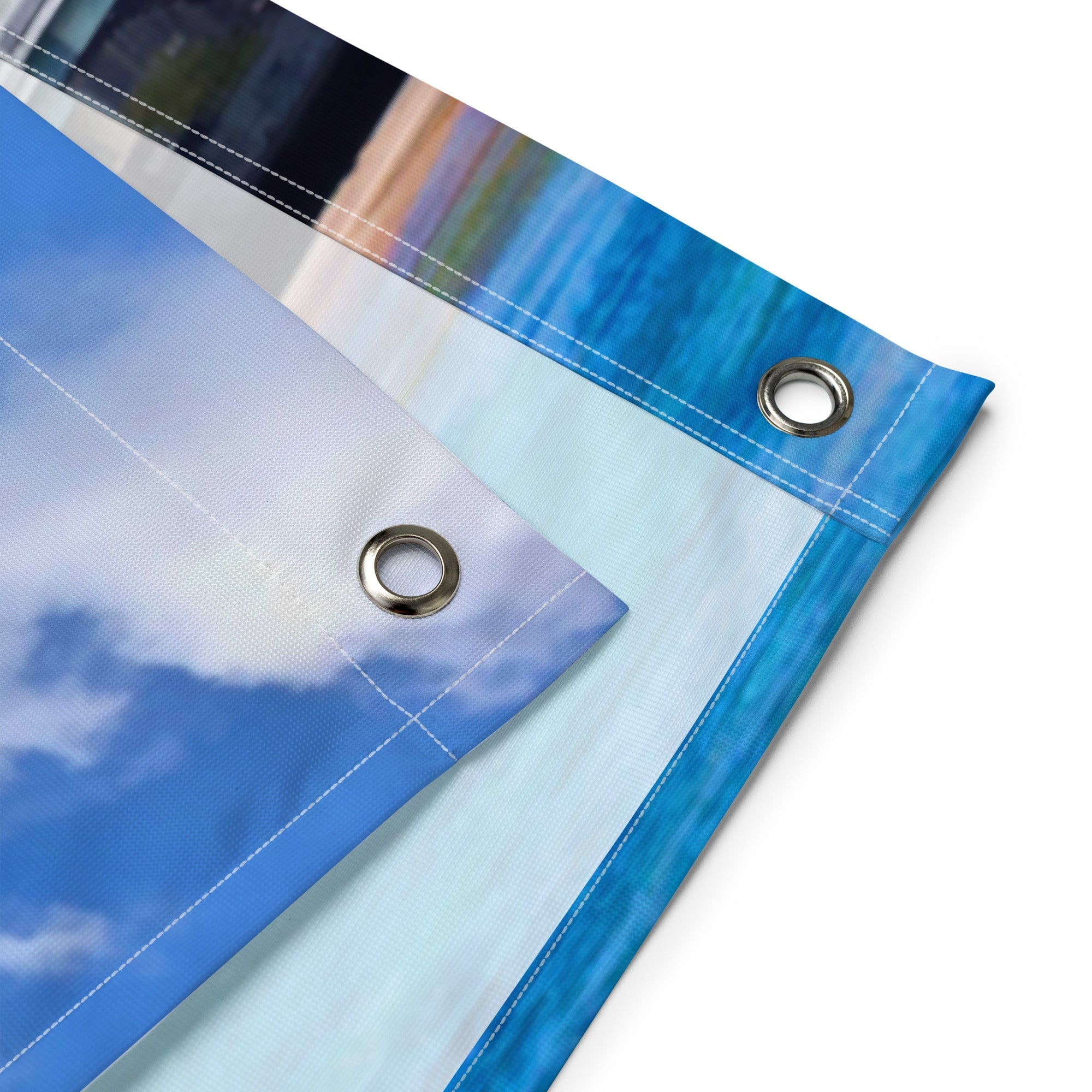 Brisbane River Bridge Painting Flag Tapestry-2