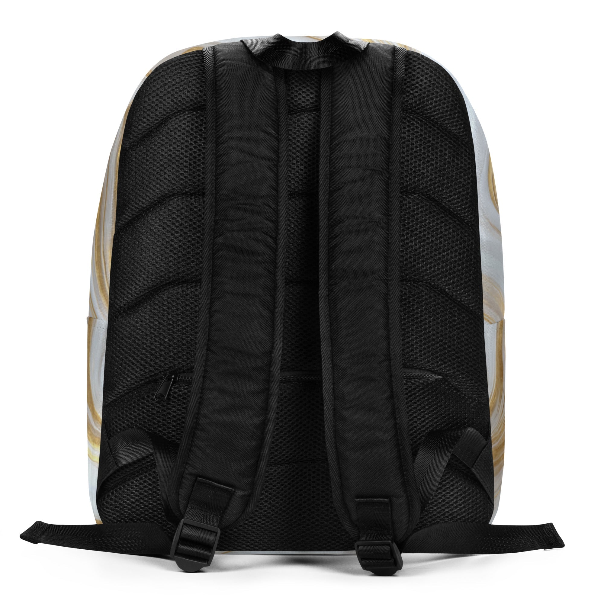 Golden Marble Vein Backpack-3