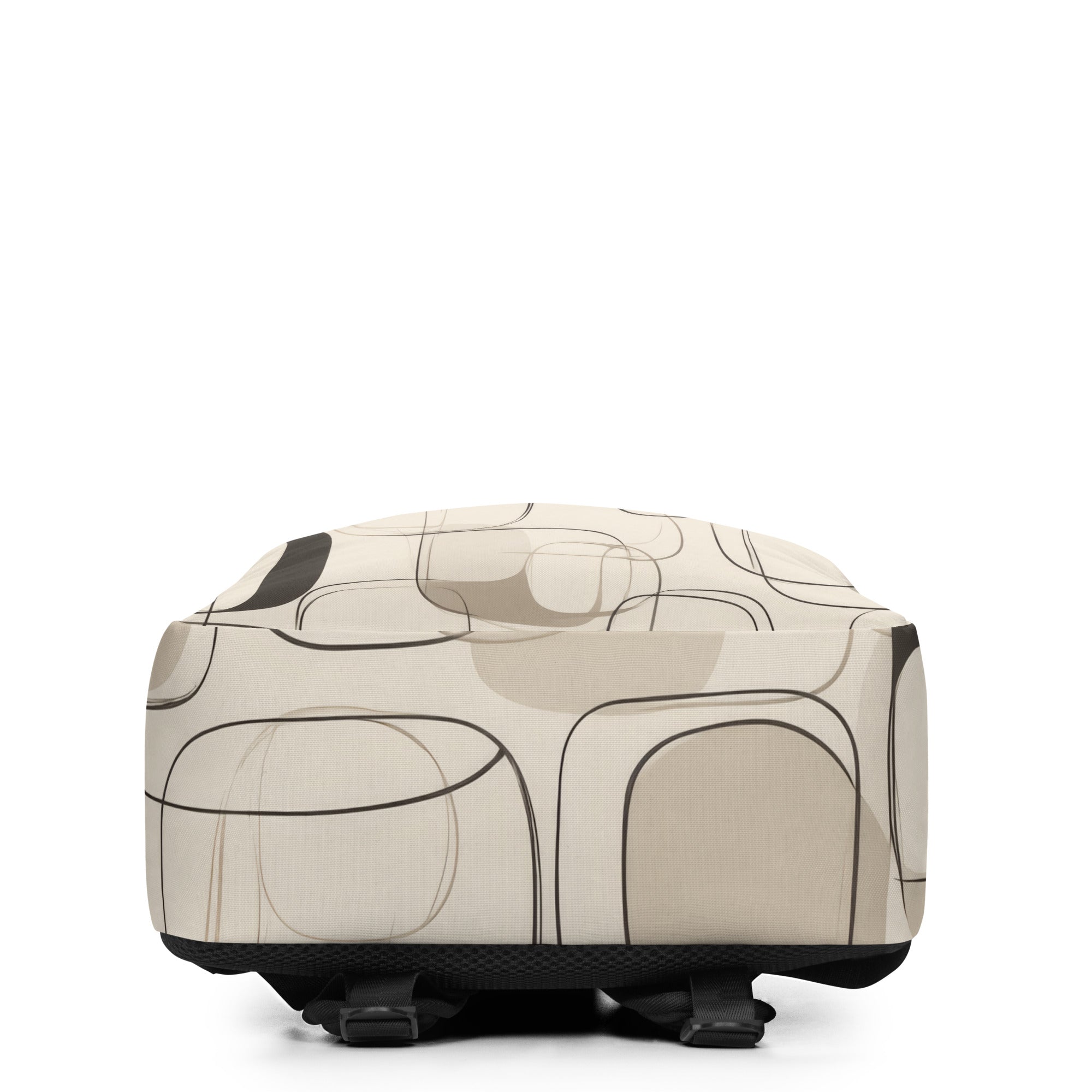 Ivory Line Art Backpack-4