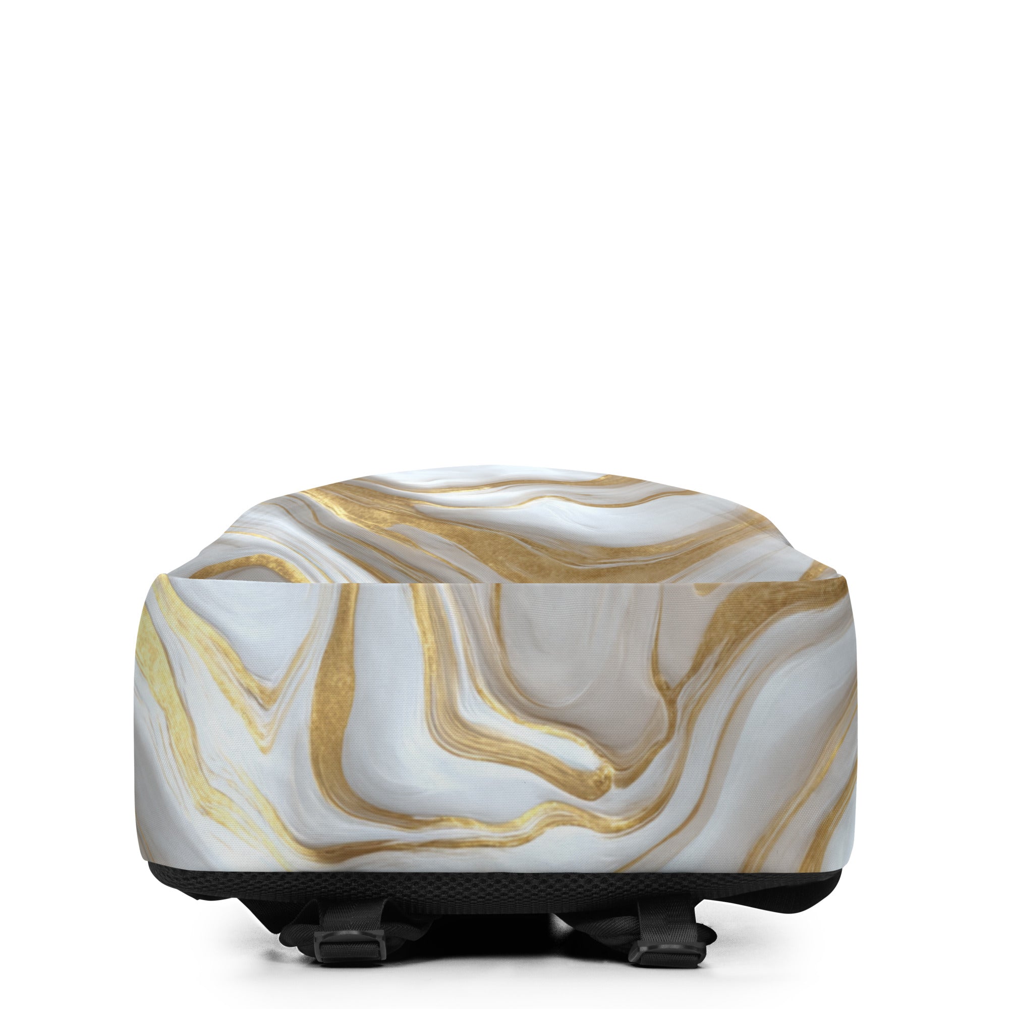 Golden Marble Vein Backpack-4