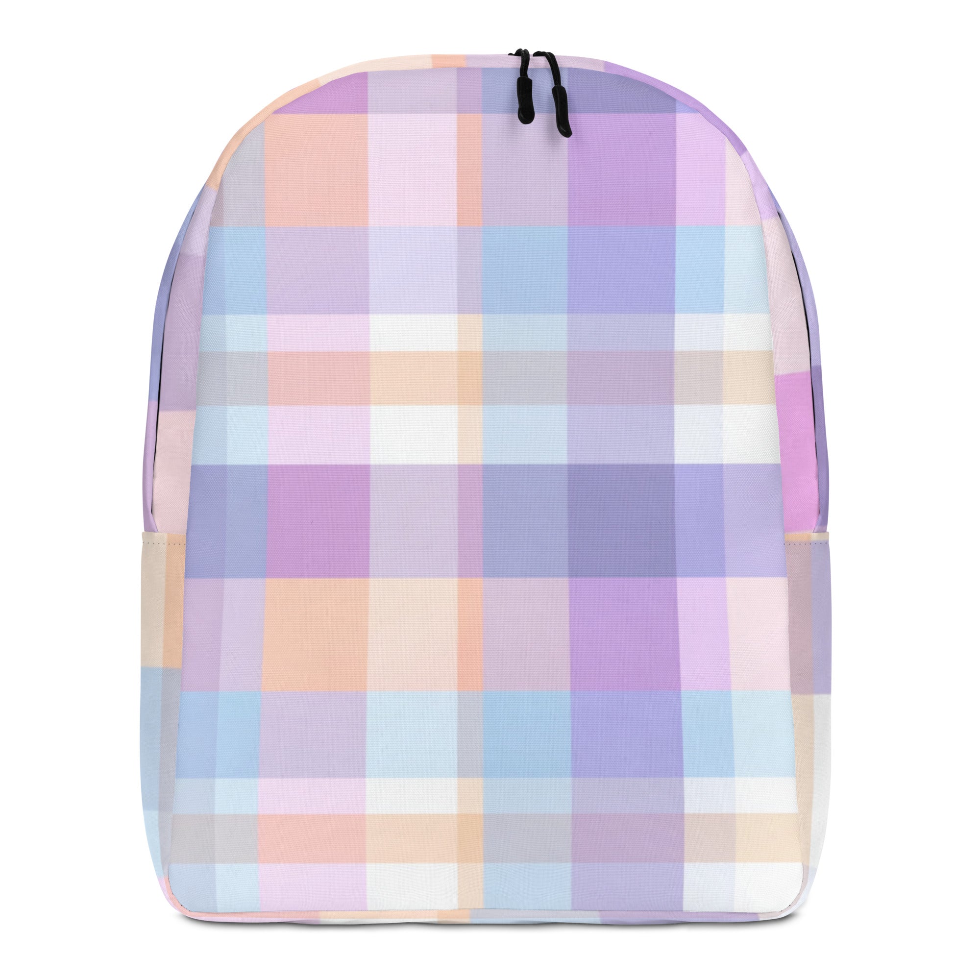 Pastel Grid Backpack-0