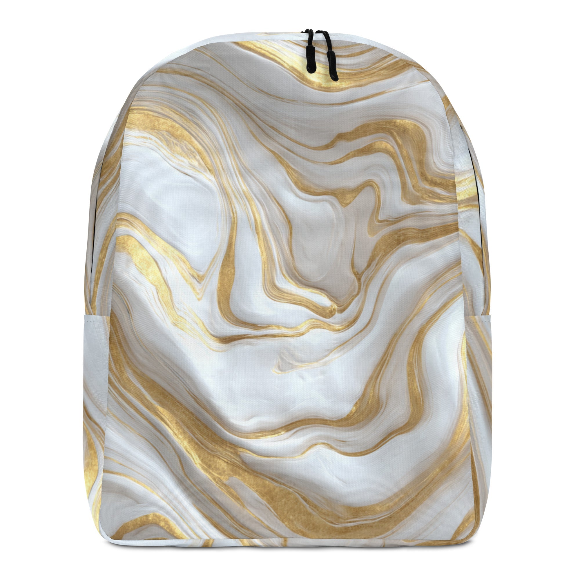 Golden Marble Vein Backpack-0