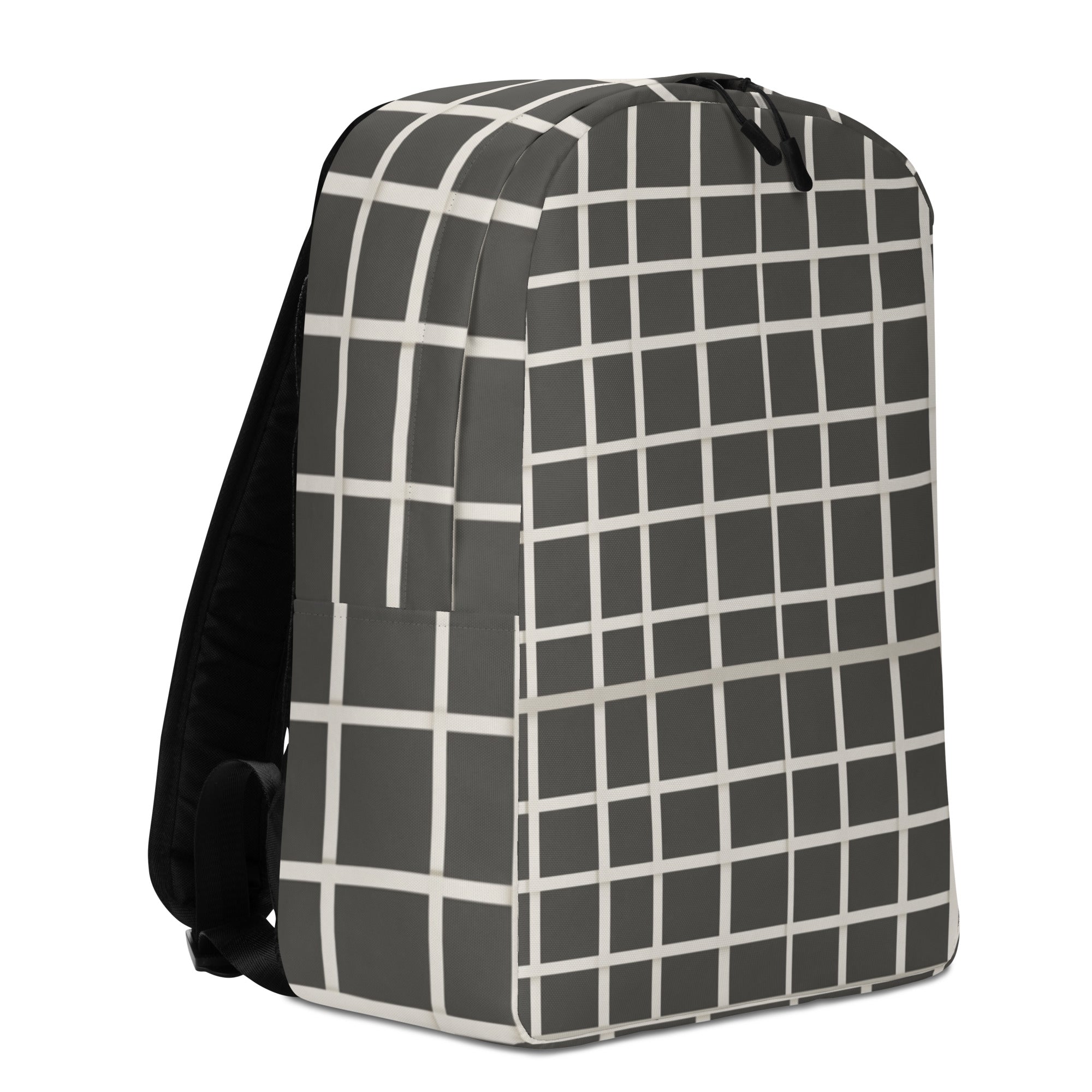 Modern Grid Luxe Backpack-2