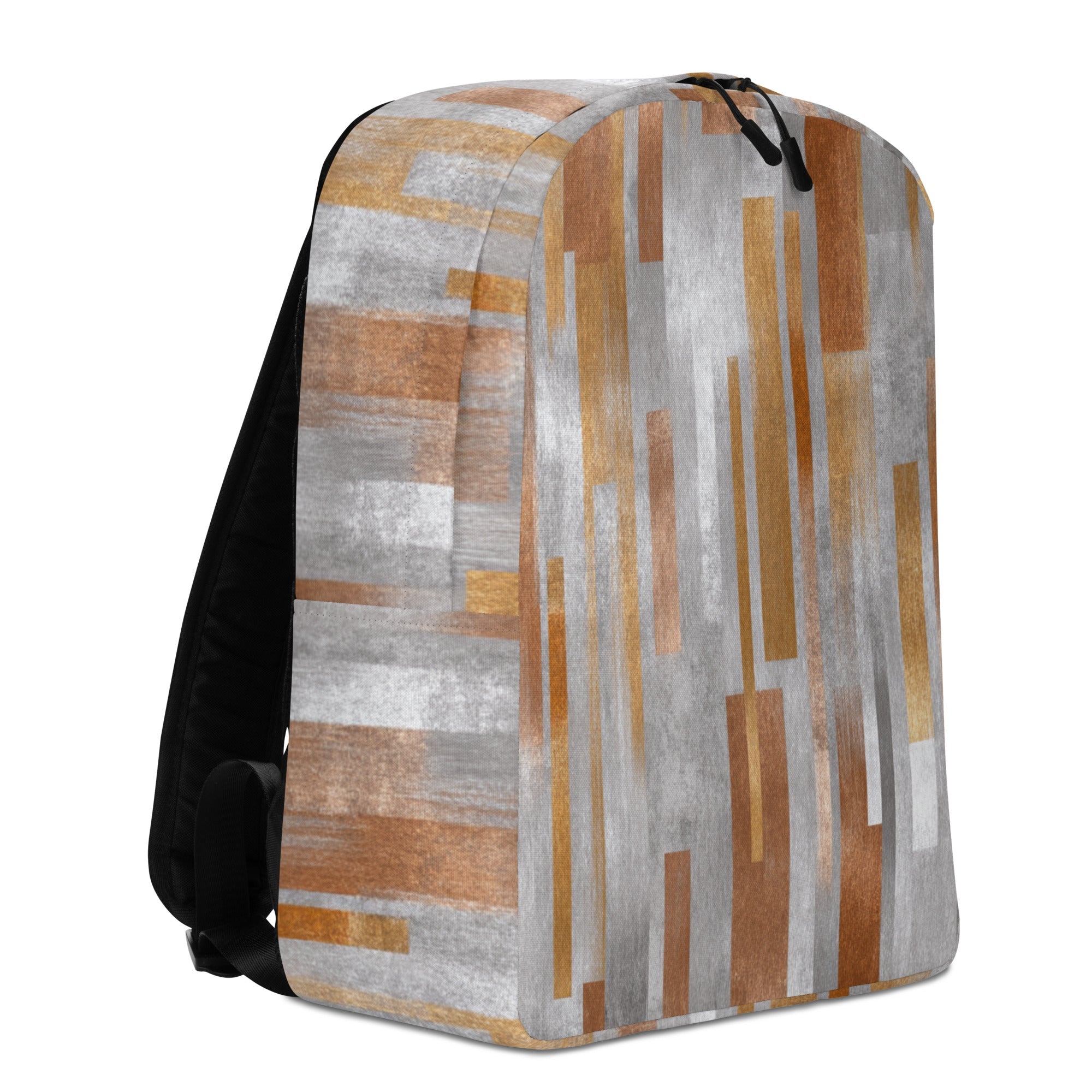 Brushed Metal Art Backpack-2