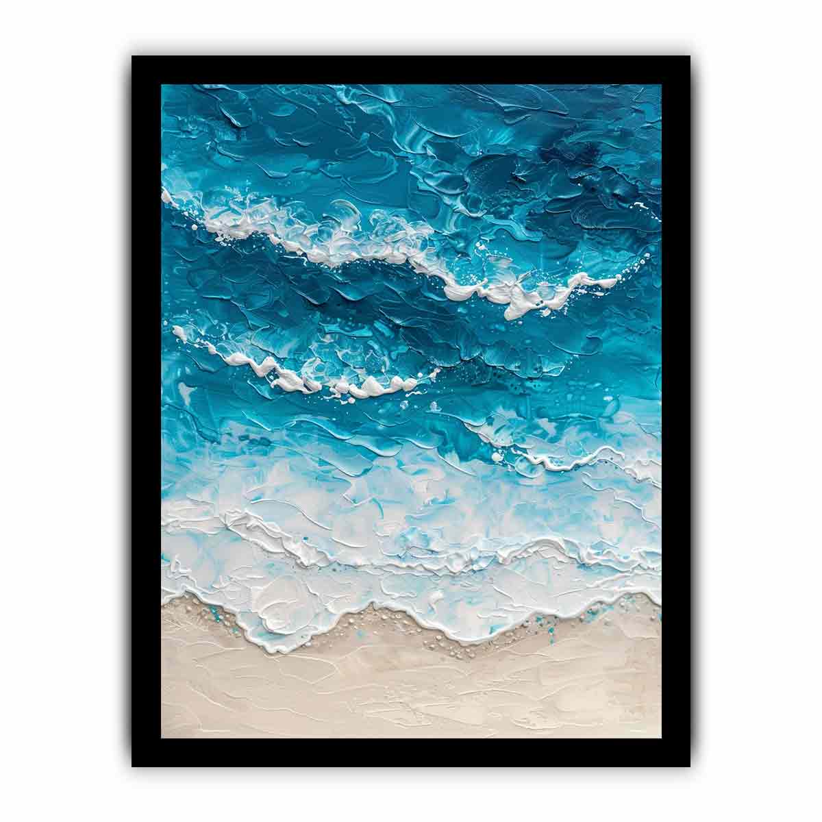 Beach Art  Canvas Painting  Print-7