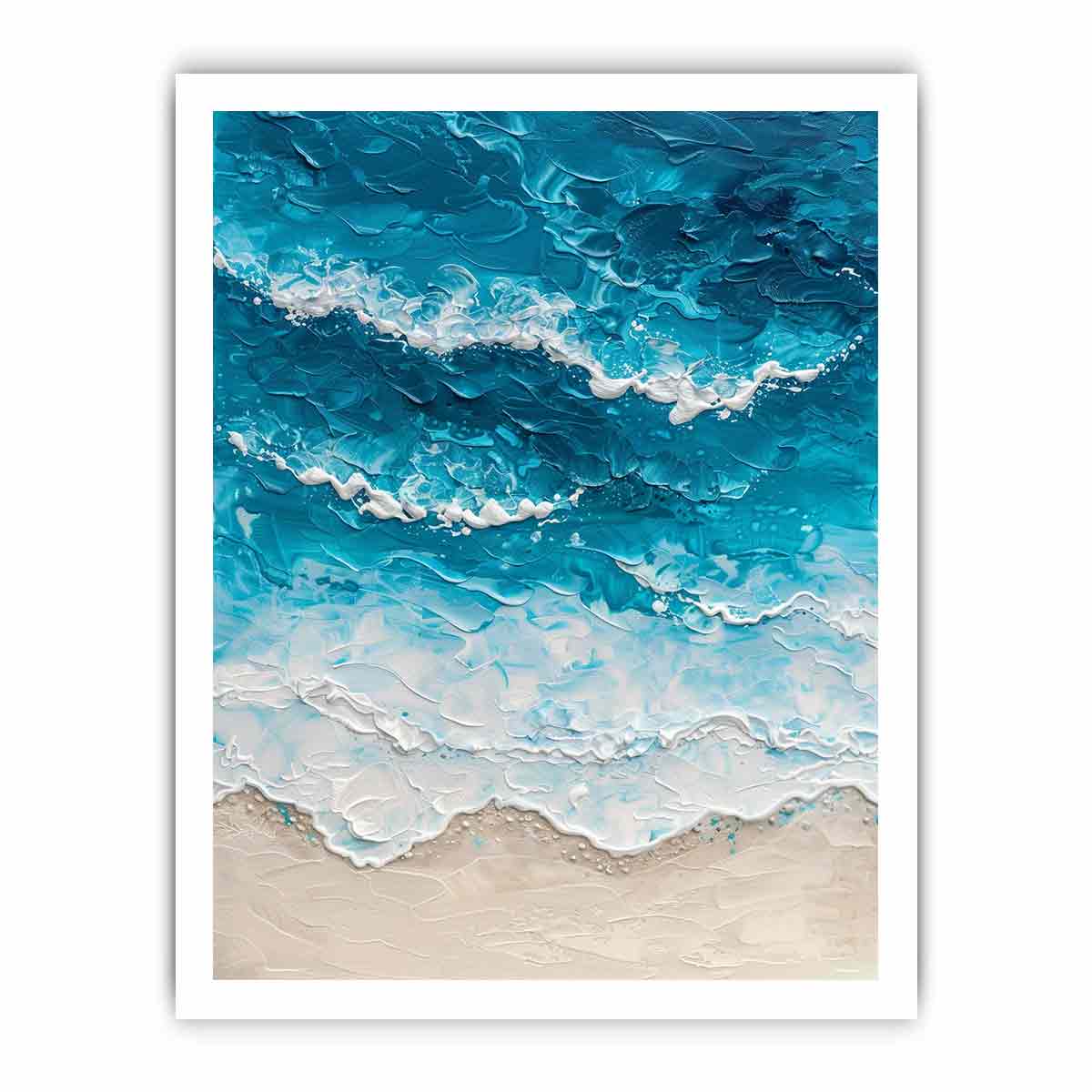 Beach Art  Canvas Painting  Print-8