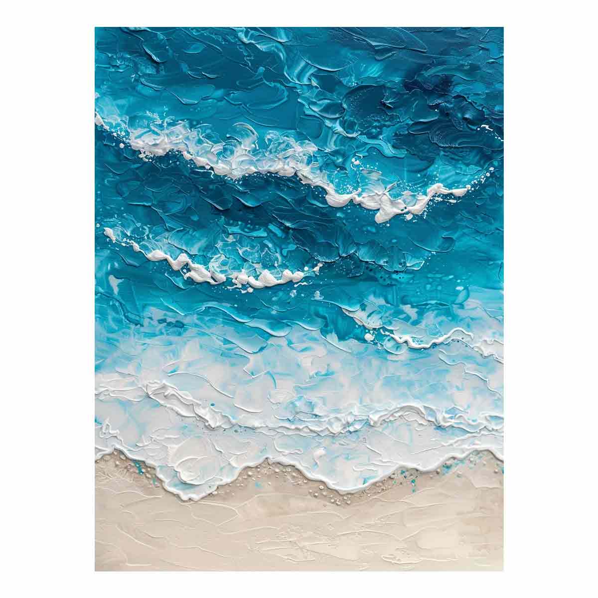 Beach Art  Canvas Painting  Print-0
