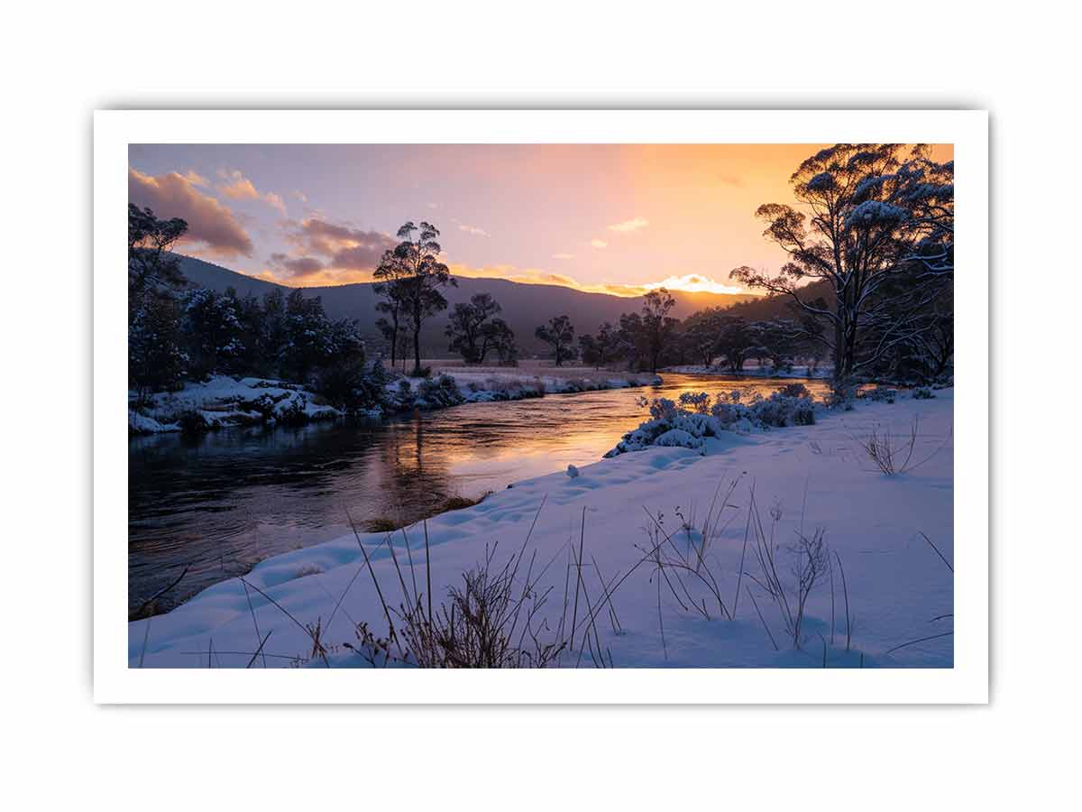 River Sundown Canvas Art Print-8