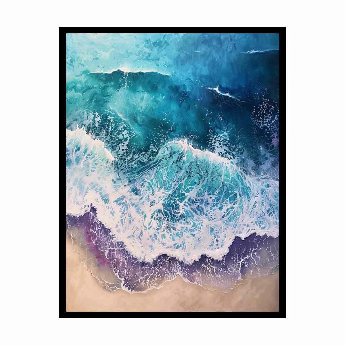 Beach  Canvas Painitng Print-4