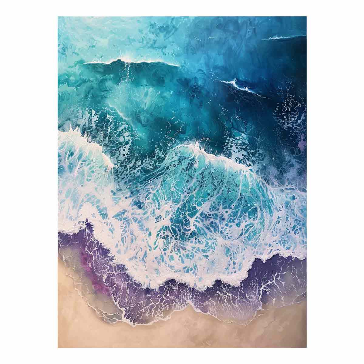 Beach  Canvas Painitng Print-0