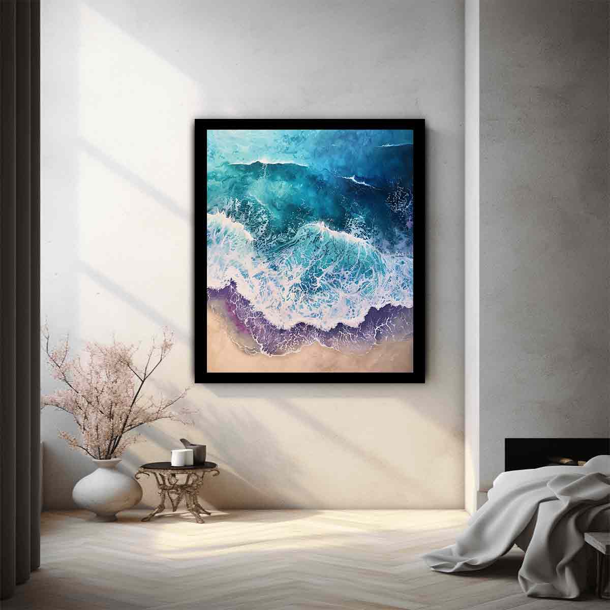 Beach  Canvas Painitng Print-1