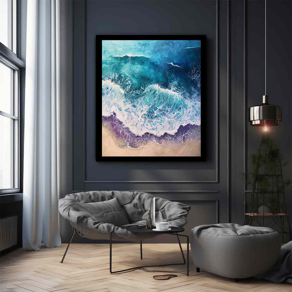 Beach  Canvas Painitng Print-2