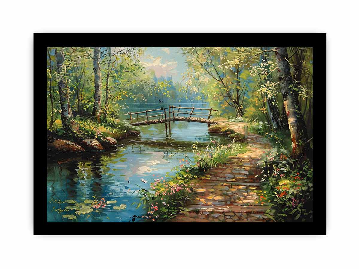 Along The Way landscape  Canvas painting Print-7