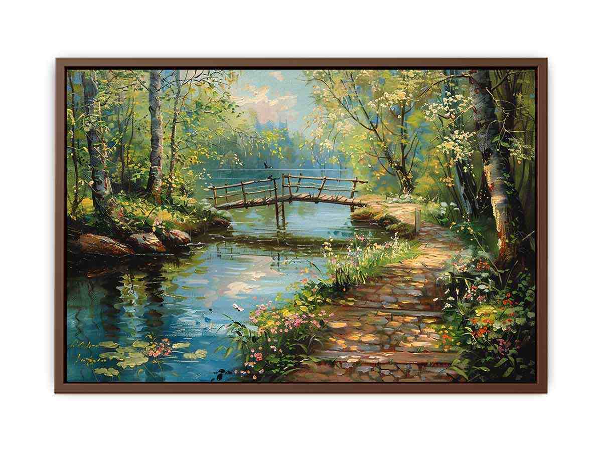 Along The Way landscape  Canvas painting Print-6