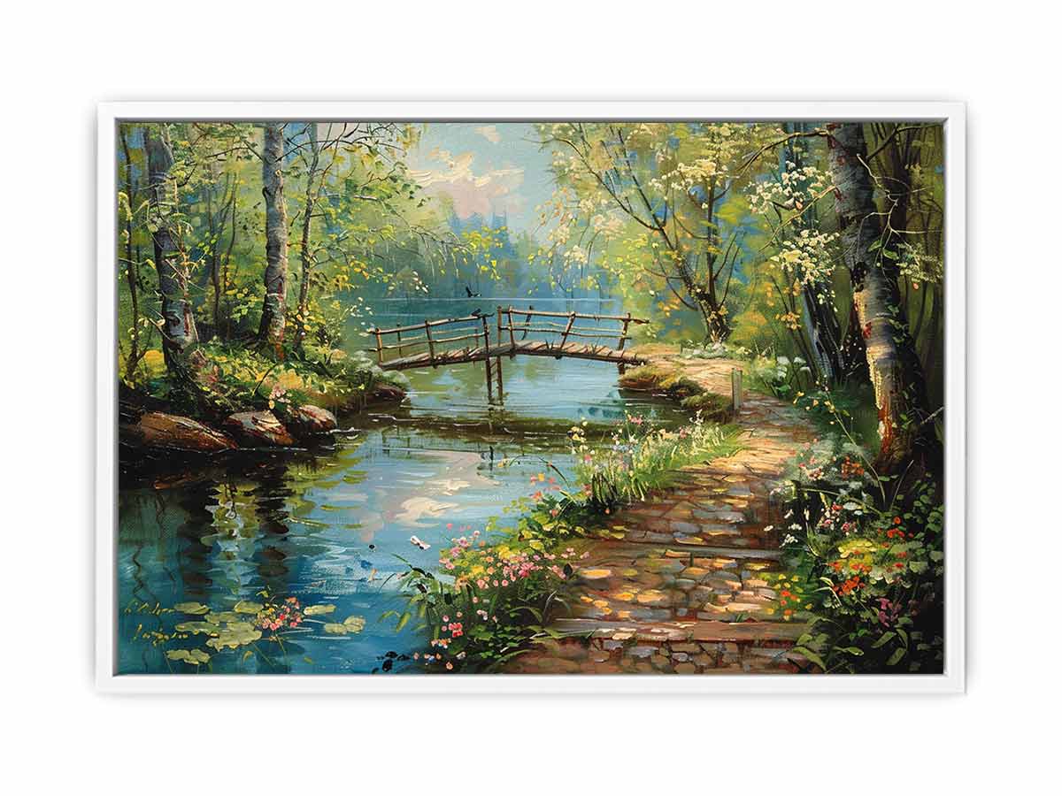 Along The Way landscape  Canvas painting Print-5