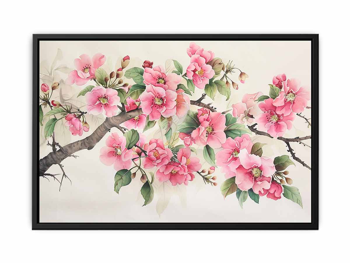 Blossom Flower tree Canvas Art Print-4