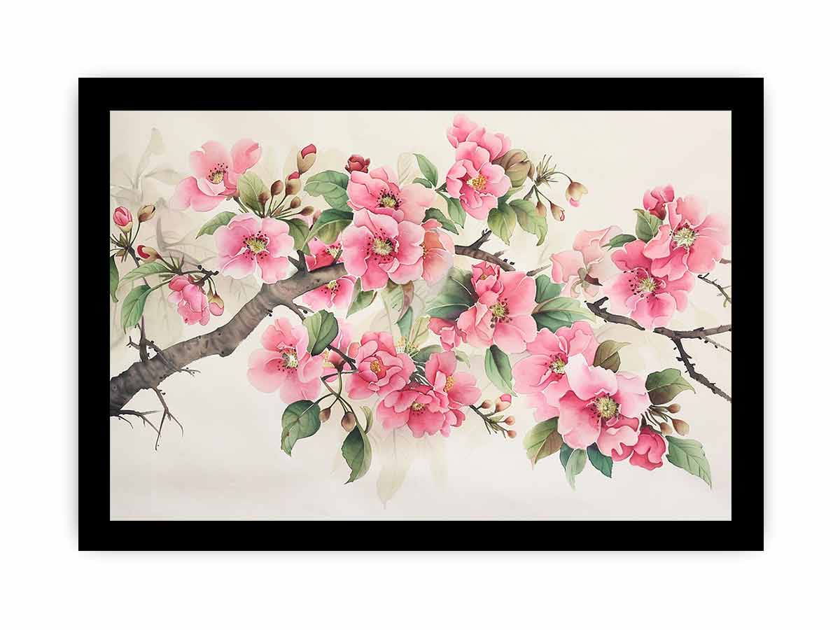 Blossom Flower tree Canvas Art Print-7