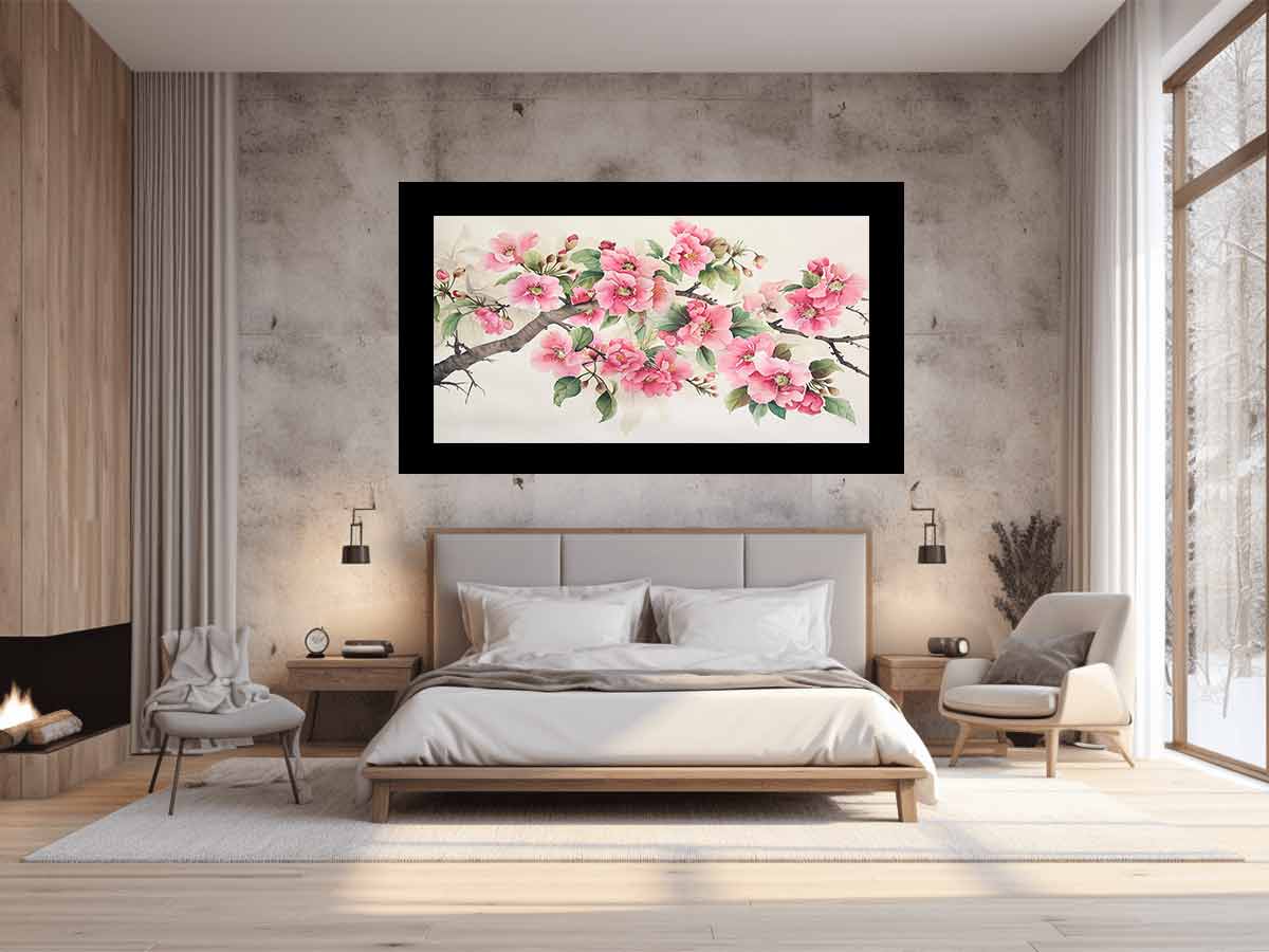 Blossom Flower tree Canvas Art Print-1