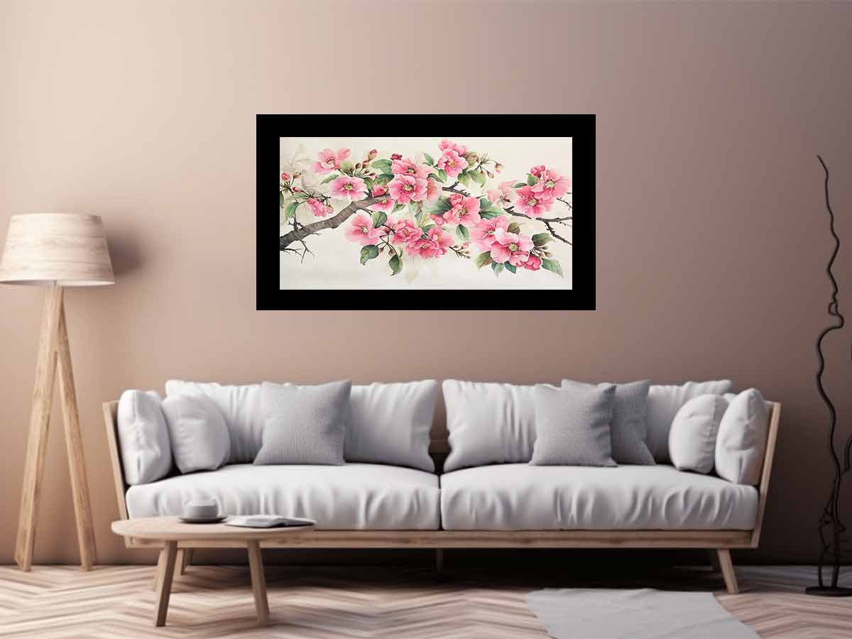 Blossom Flower tree Canvas Art Print-2
