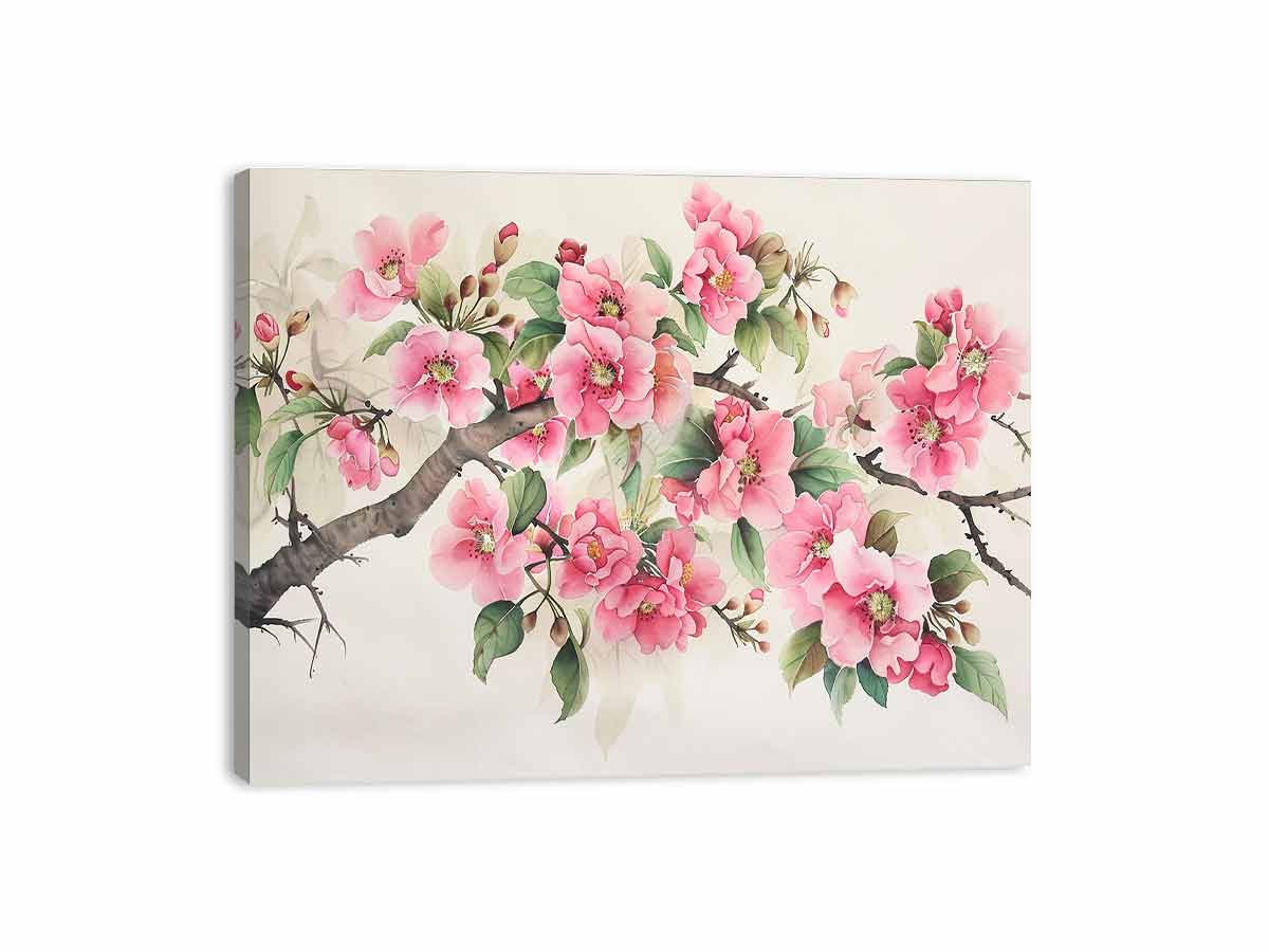 Blossom Flower tree Canvas Art Print-3