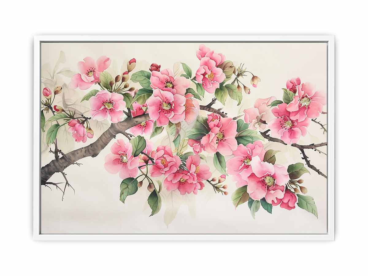 Blossom Flower tree Canvas Art Print-5