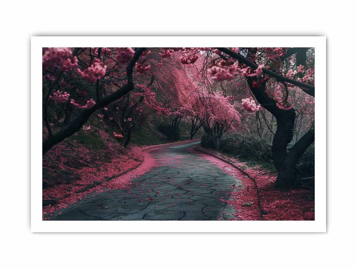 Cherry Blossom  Canvas Art Print painting-8