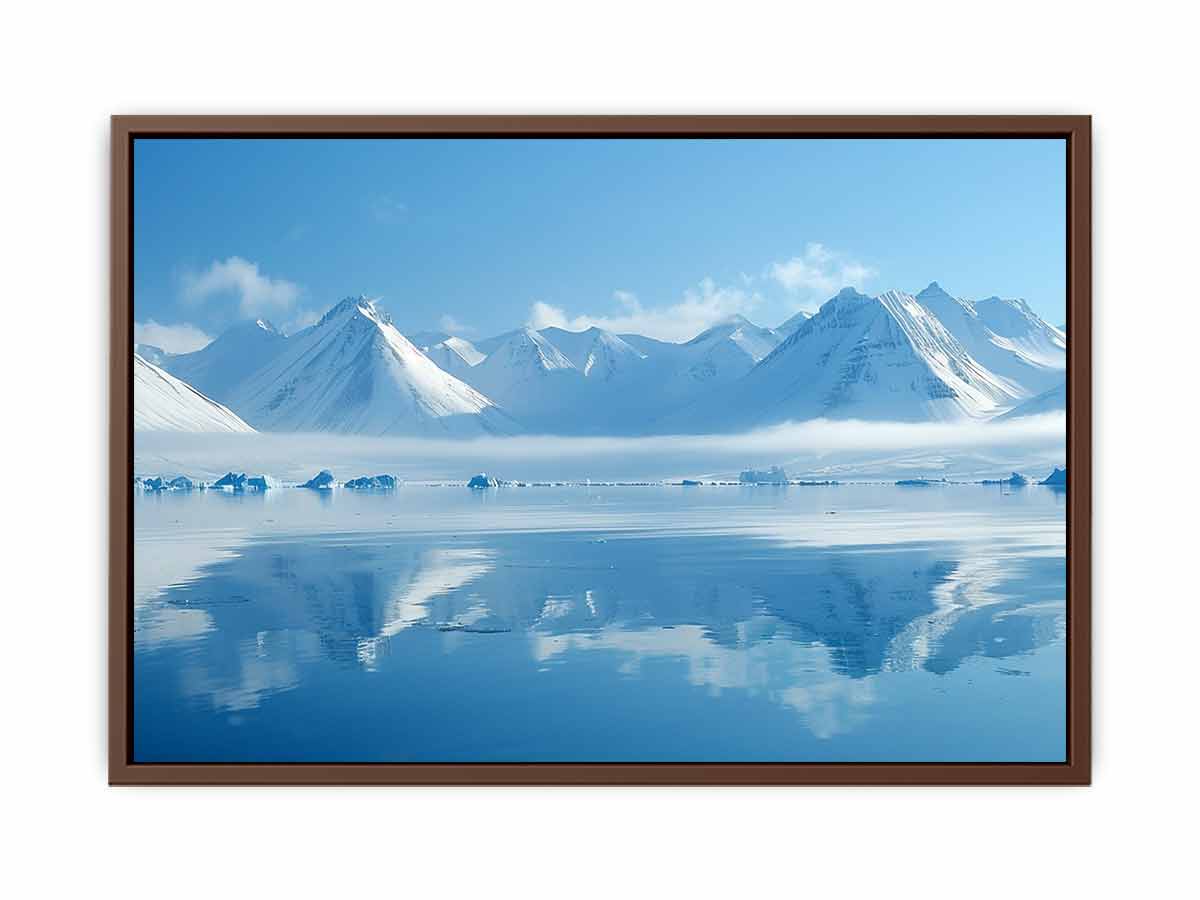 Snow Mountain Canvas Art Print-6