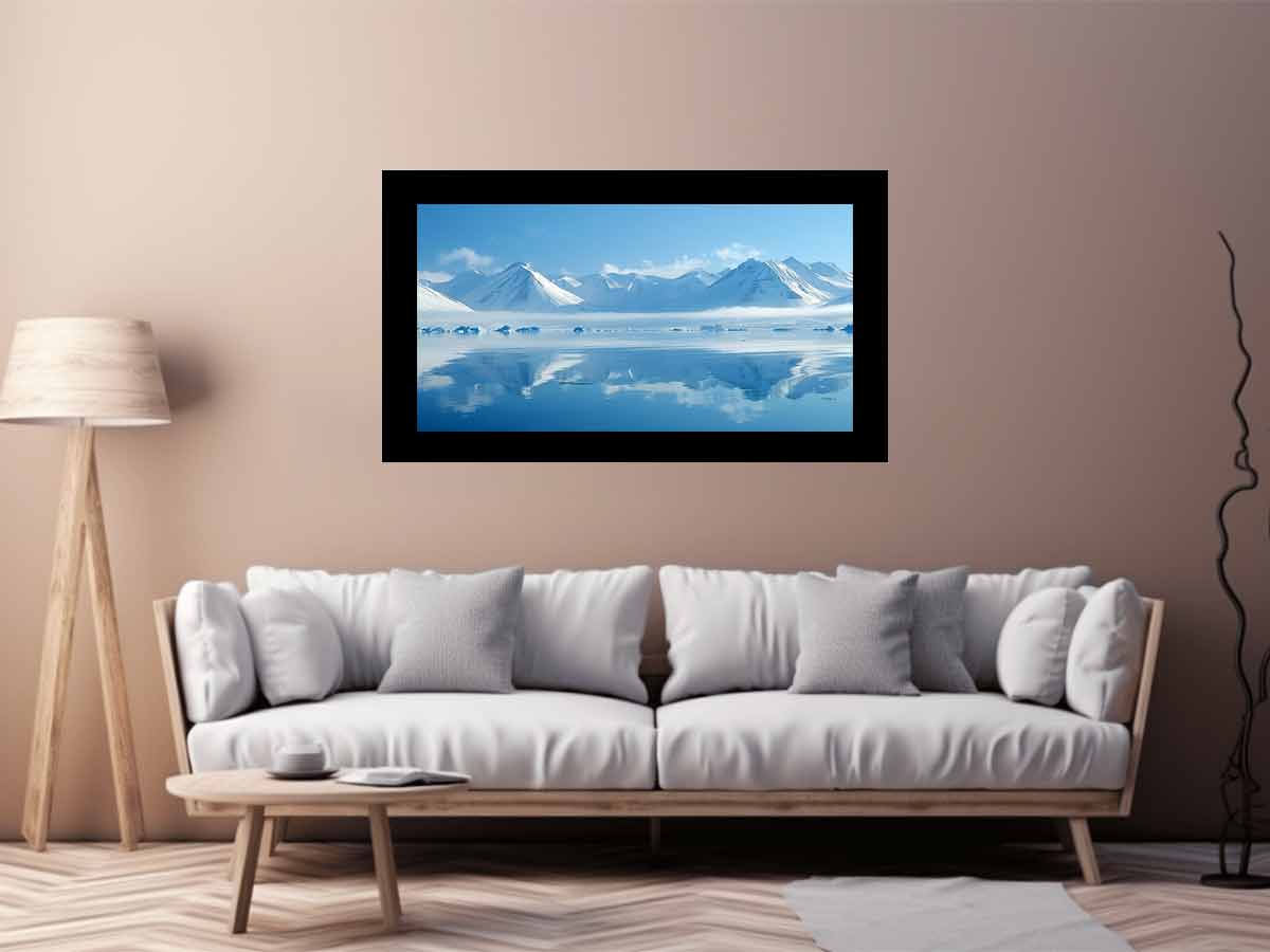 Snow Mountain Canvas Art Print-2