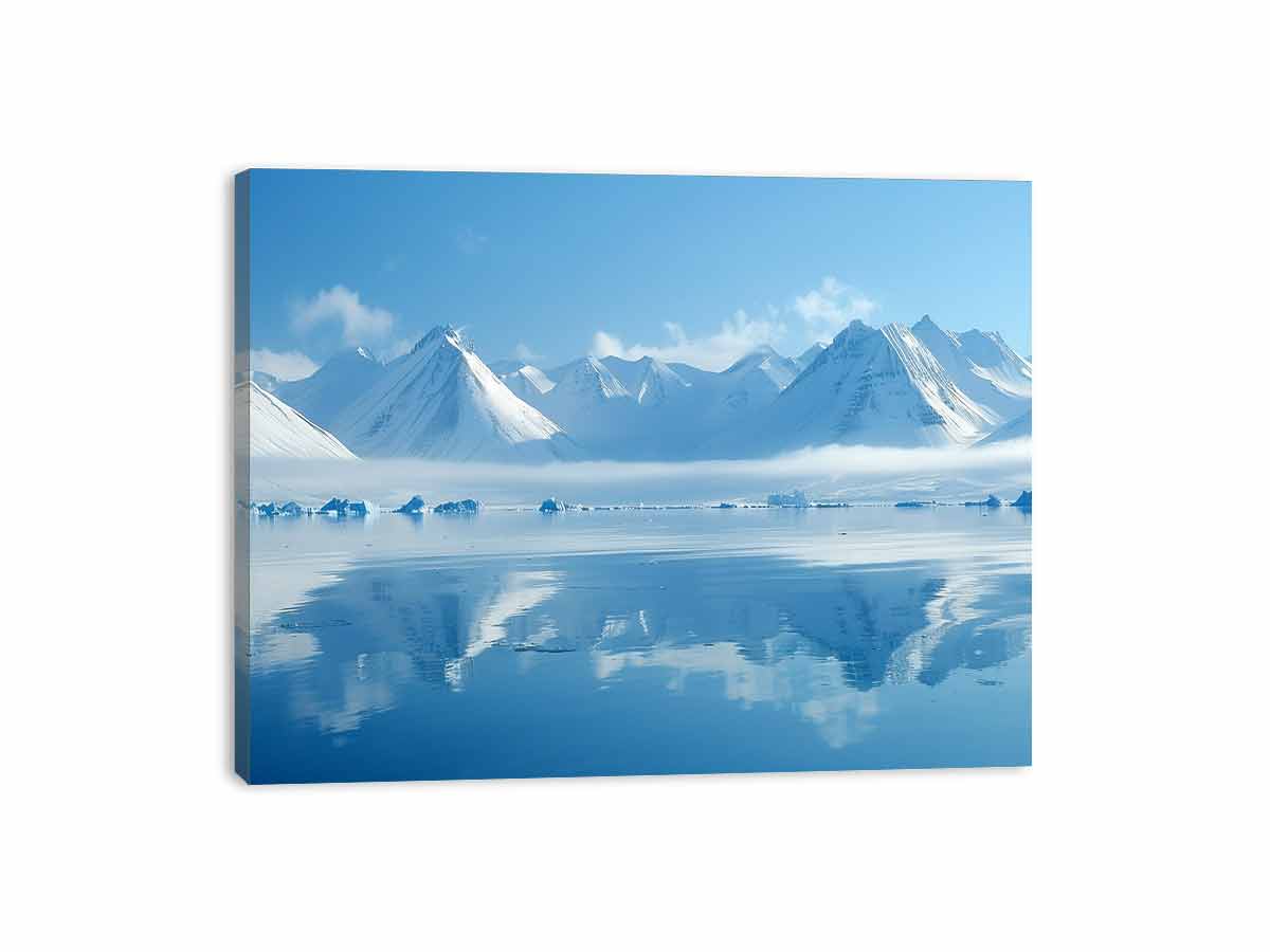 Snow Mountain Canvas Art Print-3