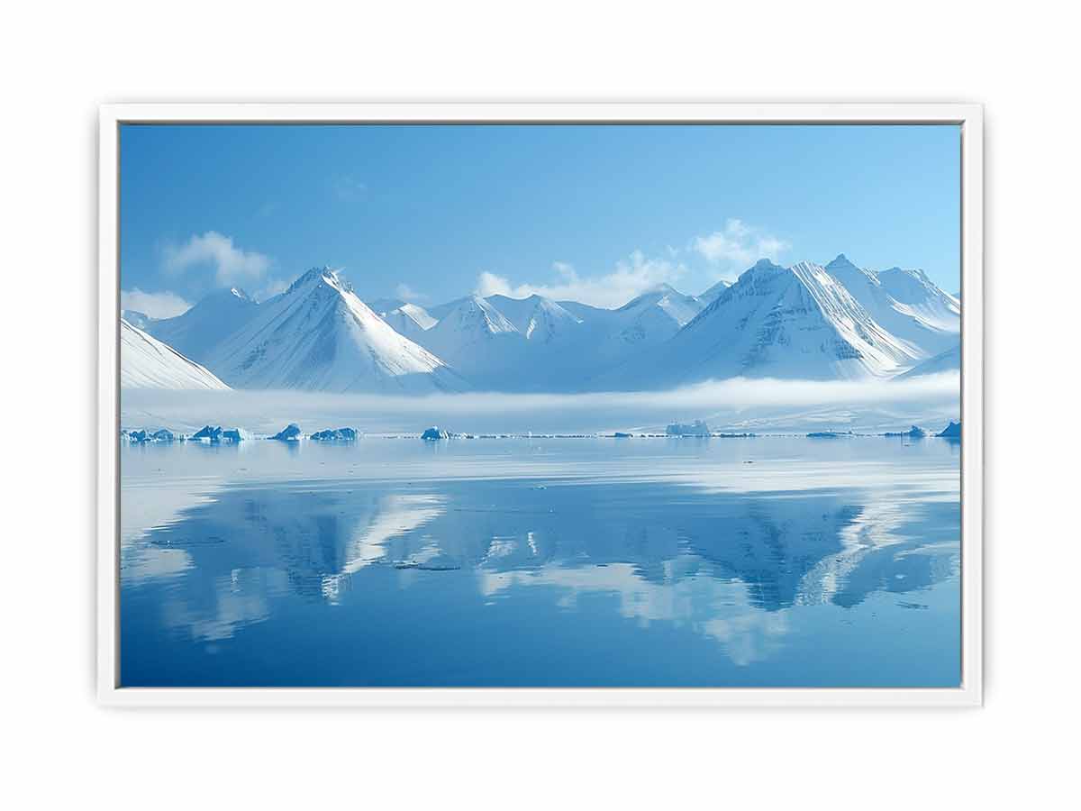 Snow Mountain Canvas Art Print-5