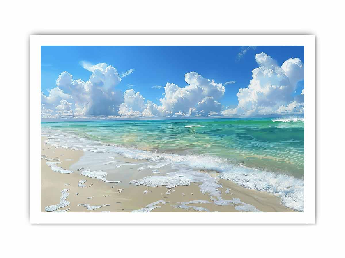 Perfect Beach  Canvas painting  Print-8