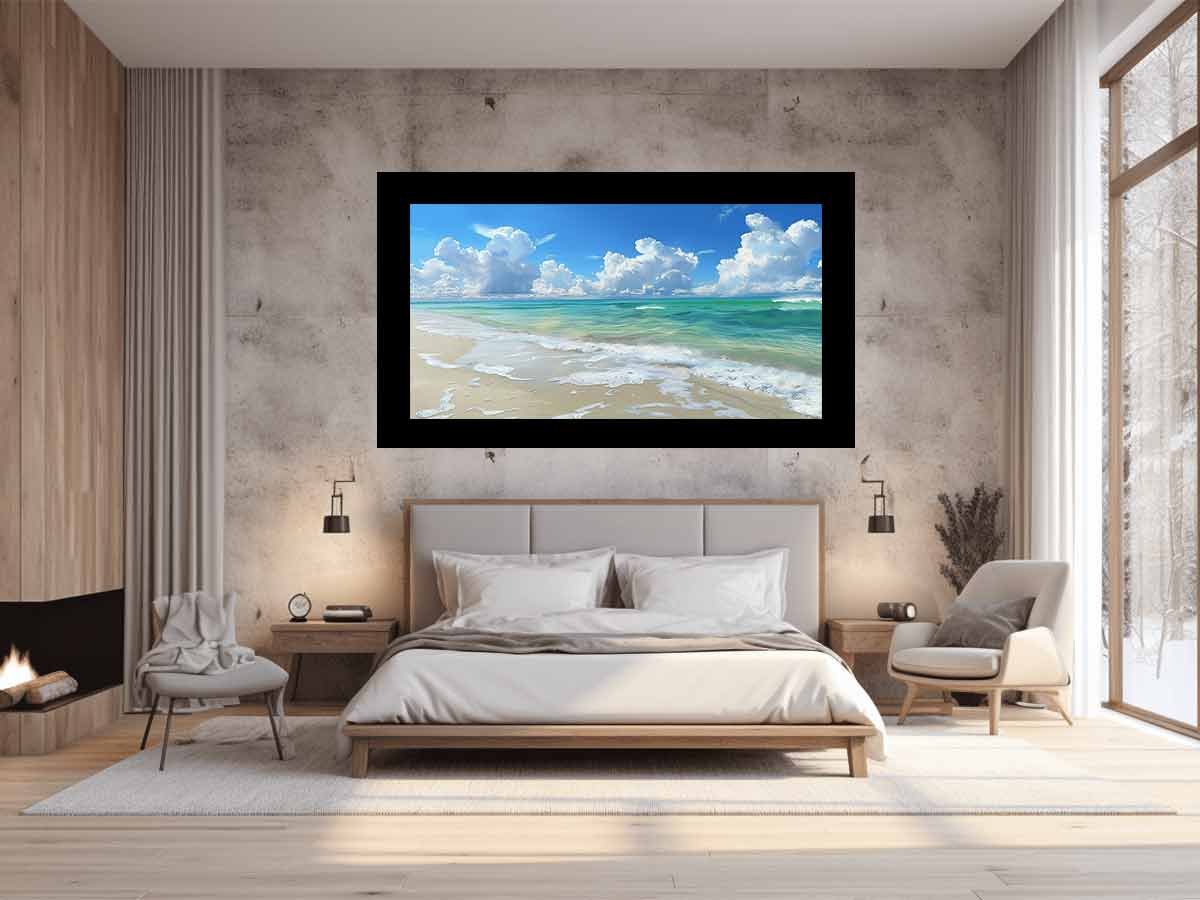 Perfect Beach  Canvas painting  Print-1