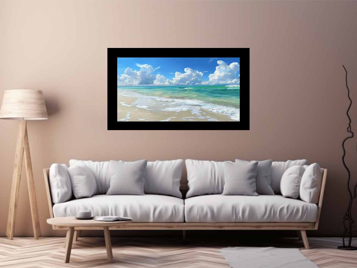 Perfect Beach  Canvas painting  Print-2
