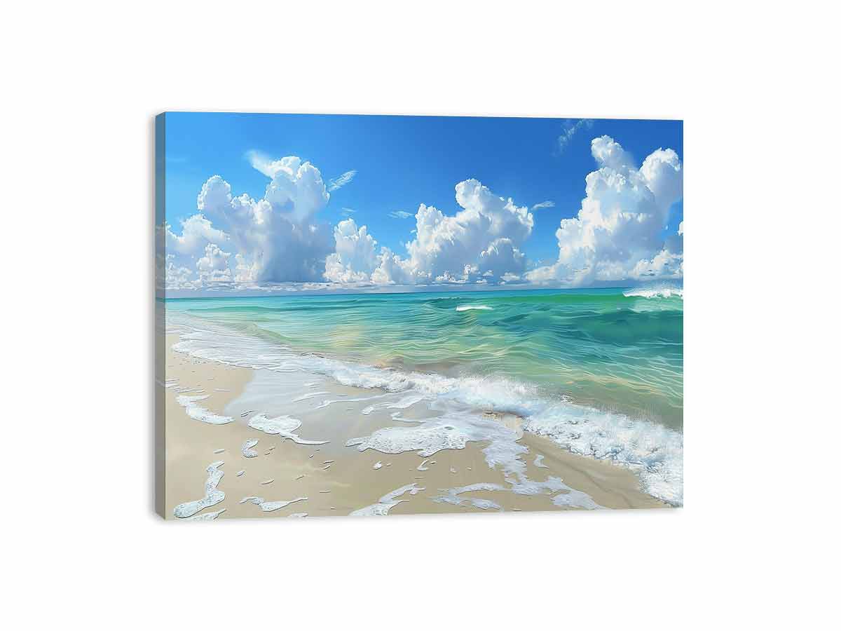 Perfect Beach  Canvas painting  Print-3