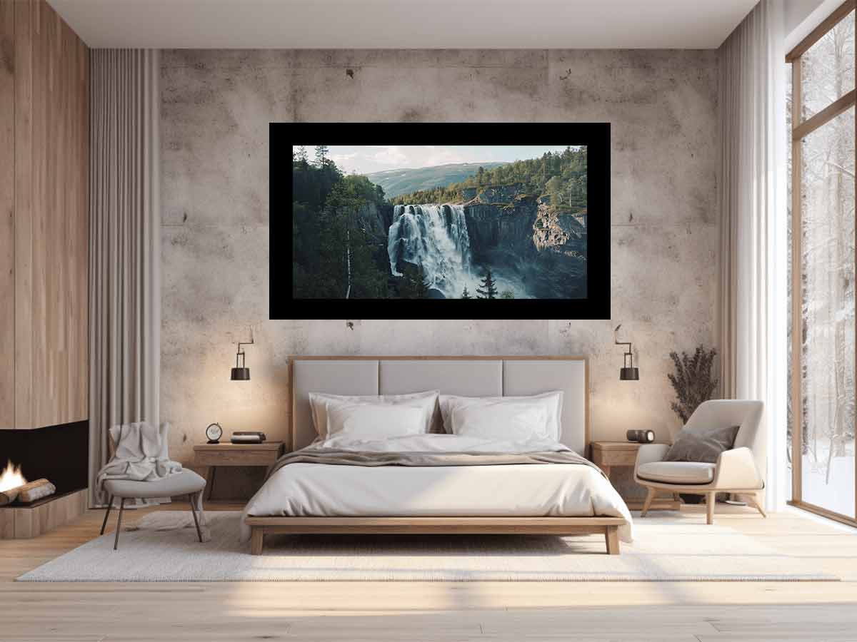 Waterfall Canvas art Painting  Print-1