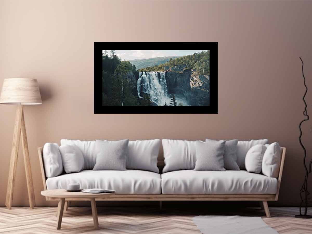 Waterfall Canvas art Painting  Print-2