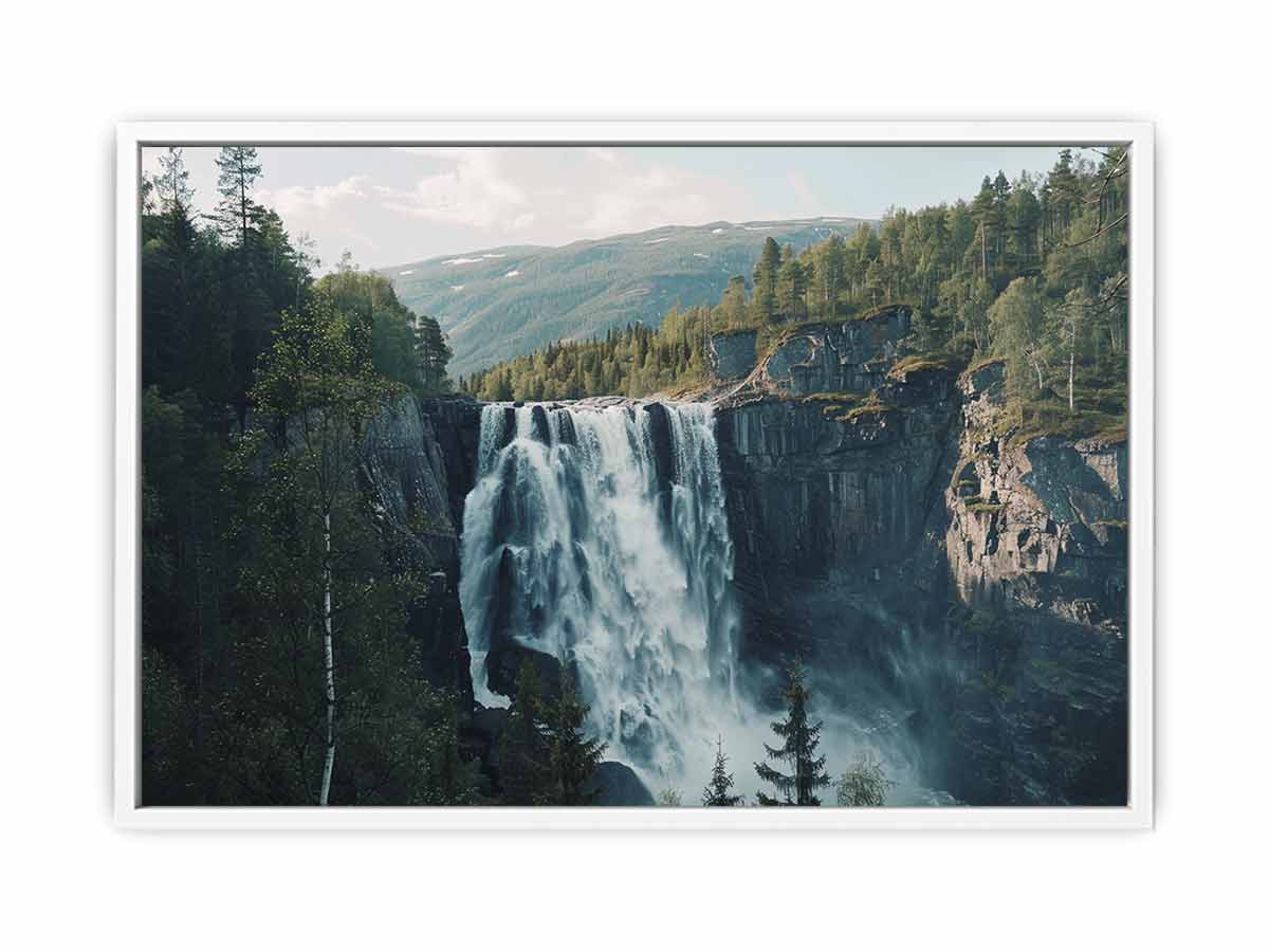 Waterfall Canvas art Painting  Print-5