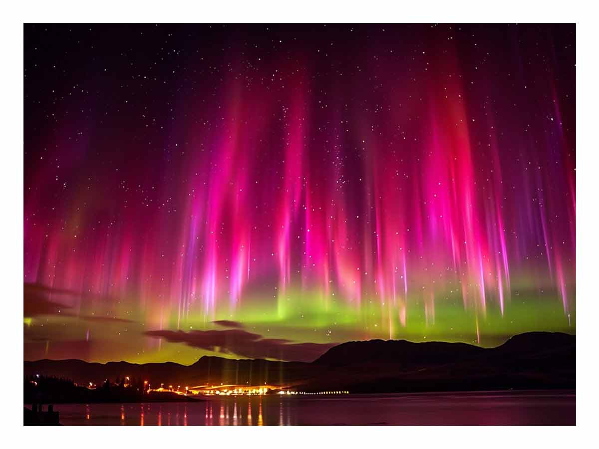 Northern Lights  Canvas Painting Print-0