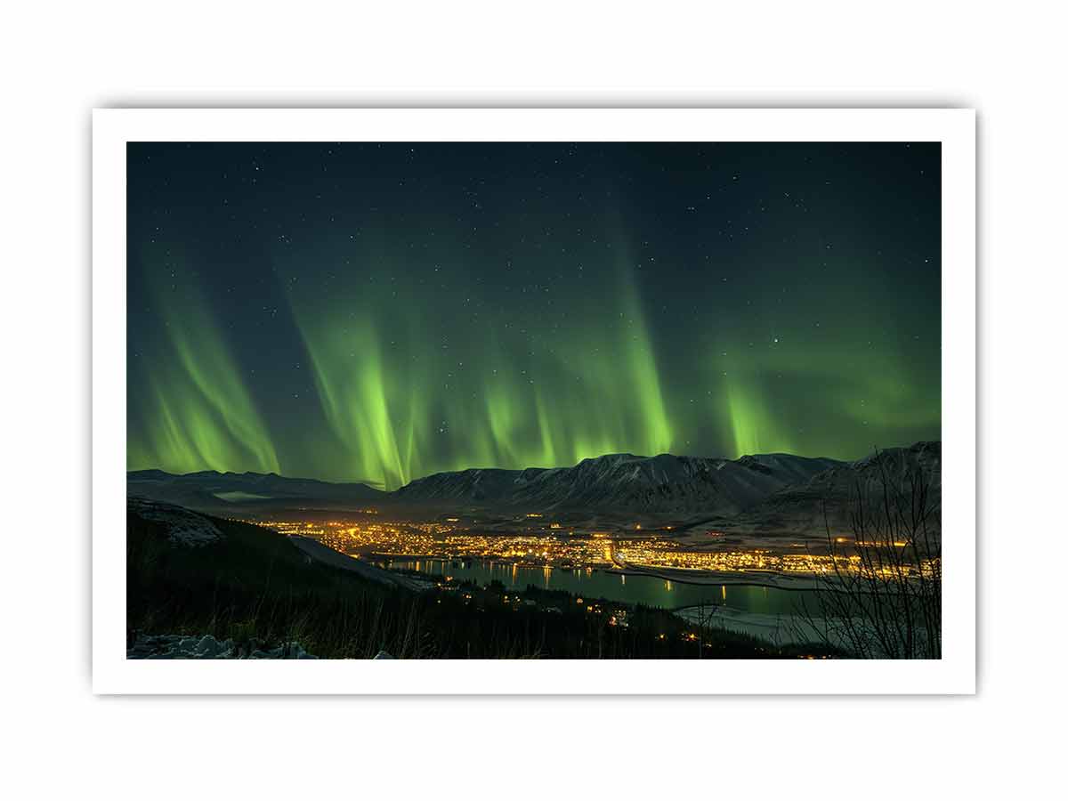 Northern Lights  Canvas Art Print Poster-8