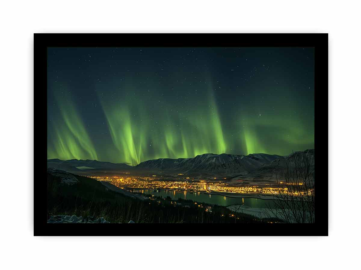 Northern Lights  Canvas Art Print Poster-7