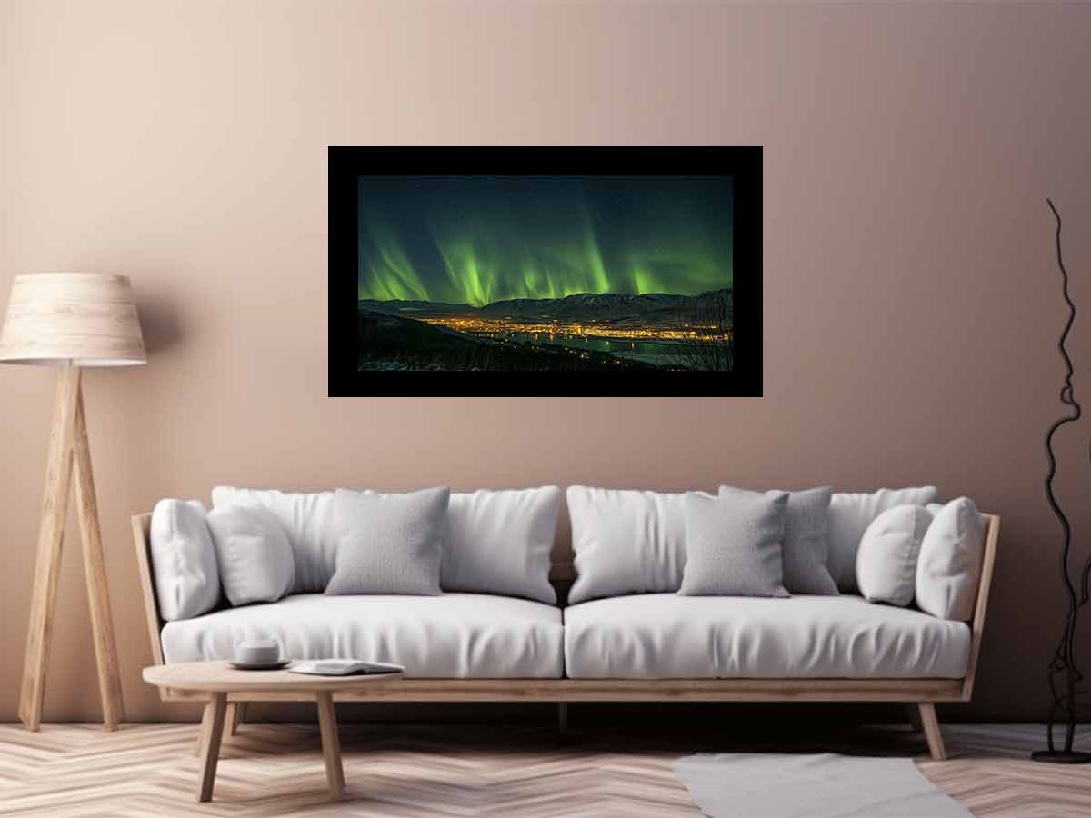 Northern Lights  Canvas Art Print Poster-2